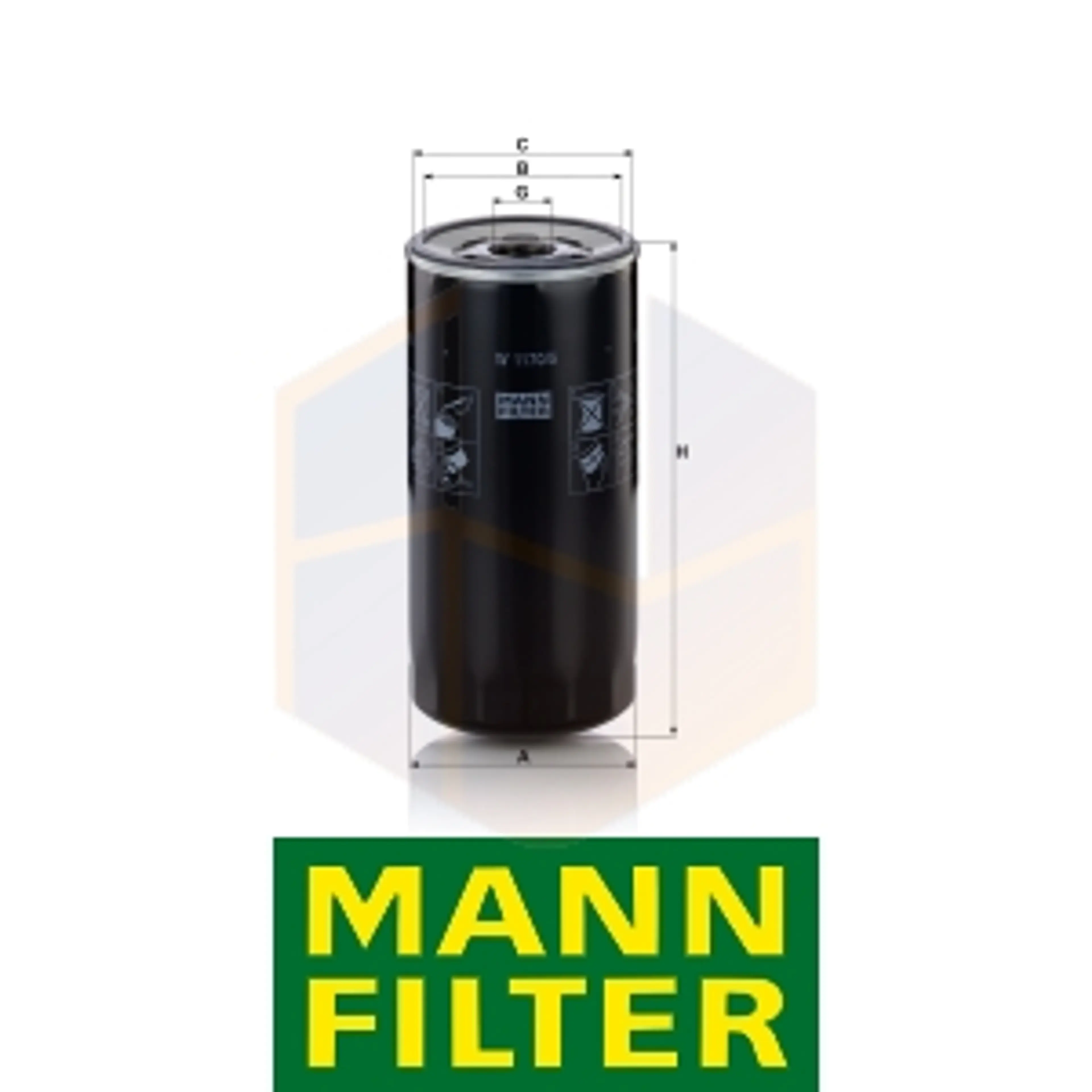 FILTRO ACEITE W 1170/5 MANN