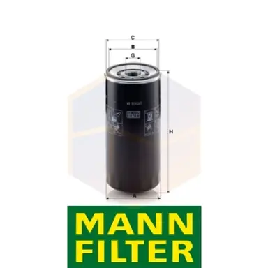 FILTRO ACEITE W 1170/7 MANN