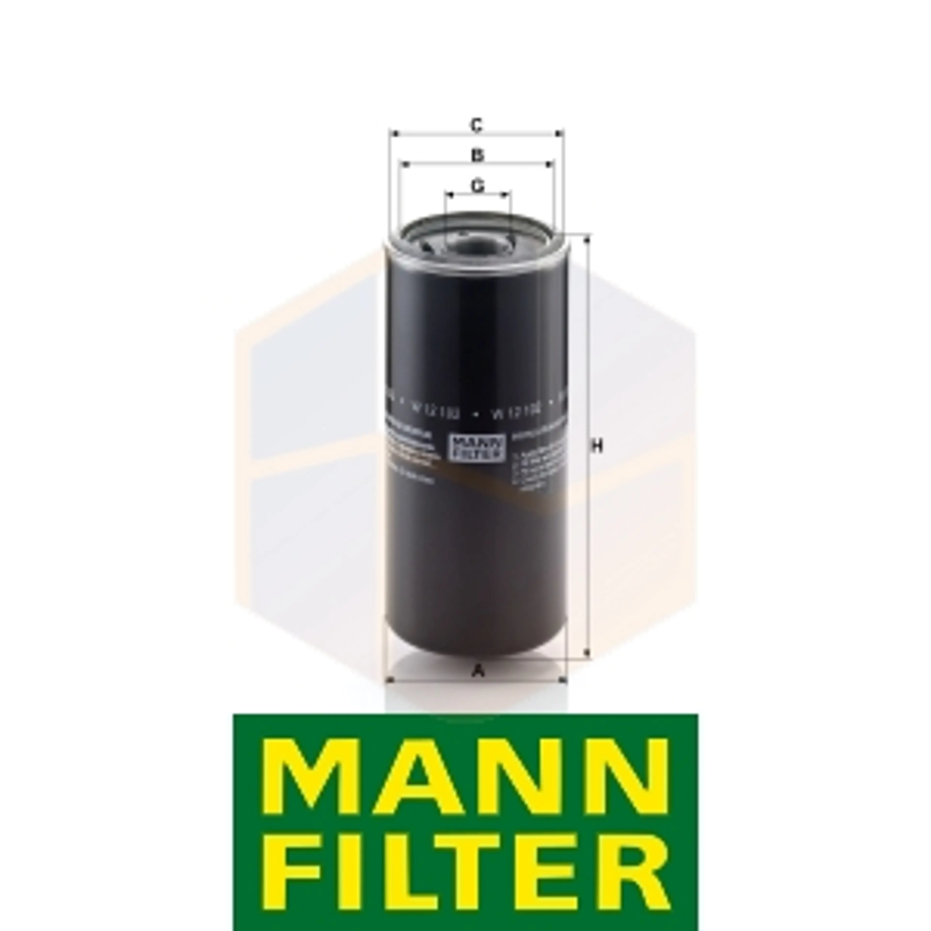 FILTRO ACEITE W 12 102 MANN