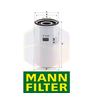 FILTRO ACEITE W 12 205 MANN