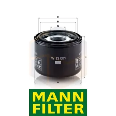 FILTRO HIDRÁULICO W 13 001 MANN