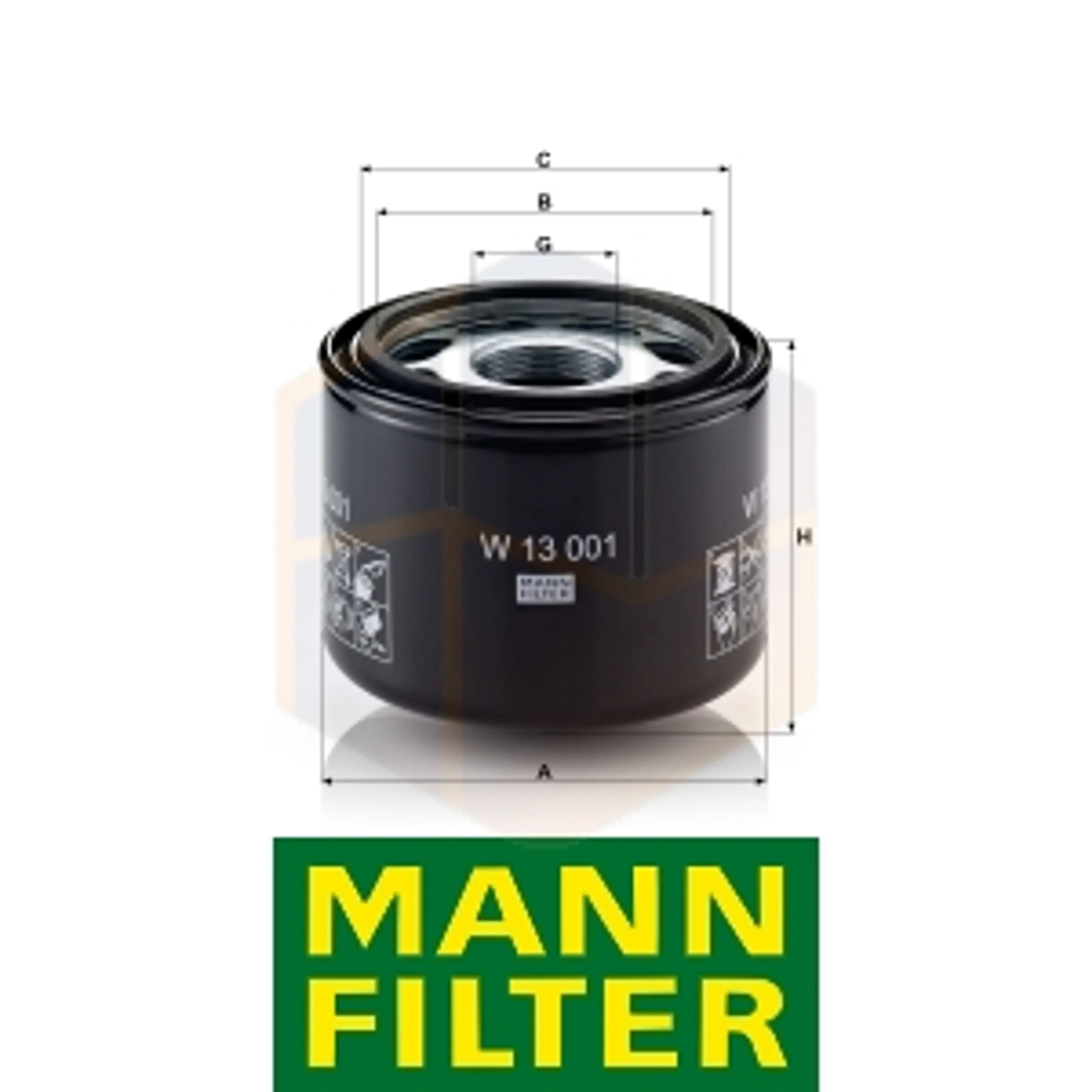 FILTRO HIDRÁULICO W 13 001 MANN