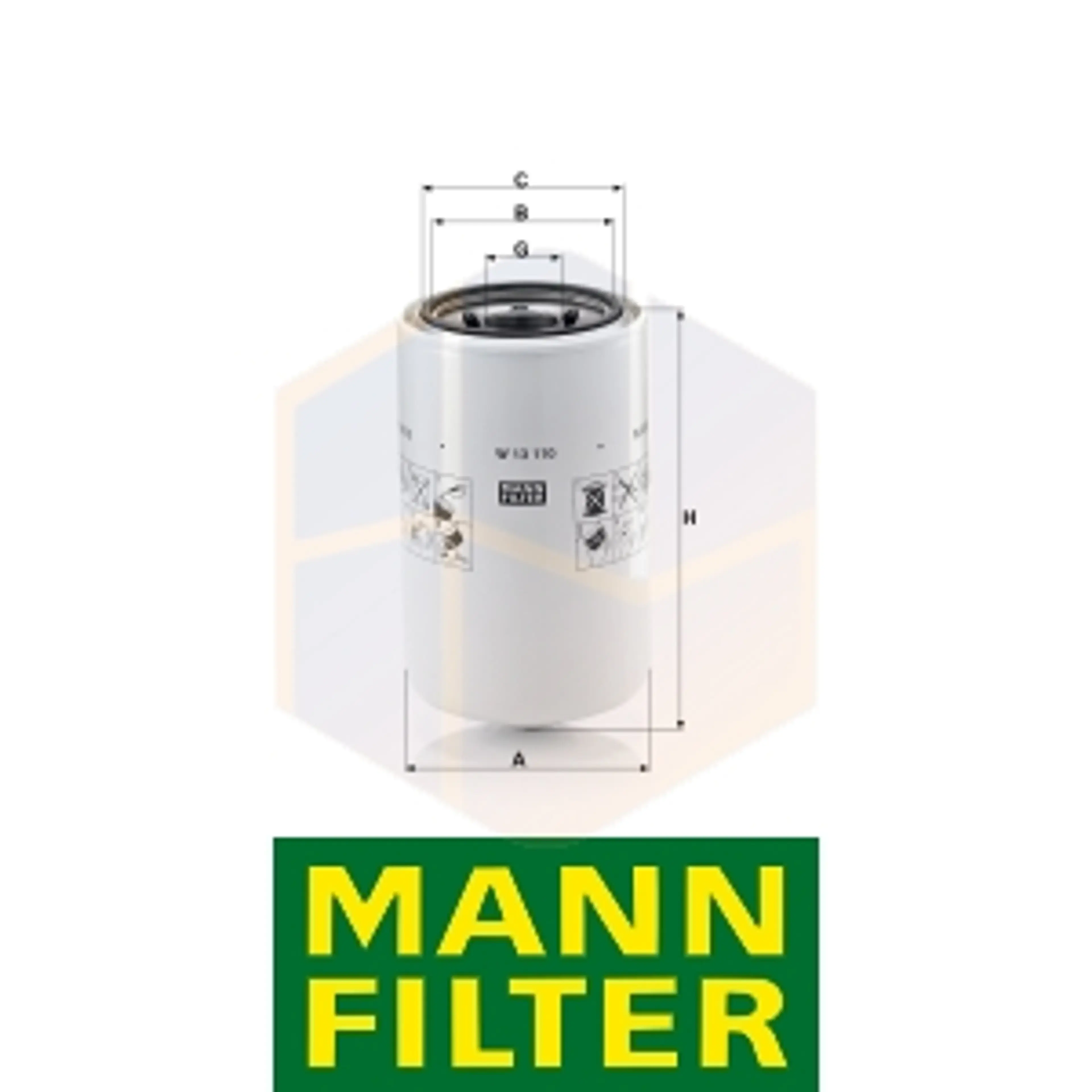 FILTRO ACEITE W 13 110 MANN