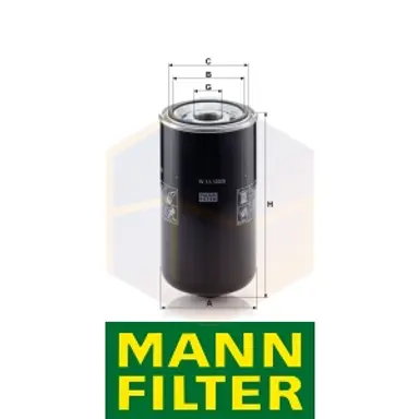 FILTRO ACEITE W 13 120/3 MANN