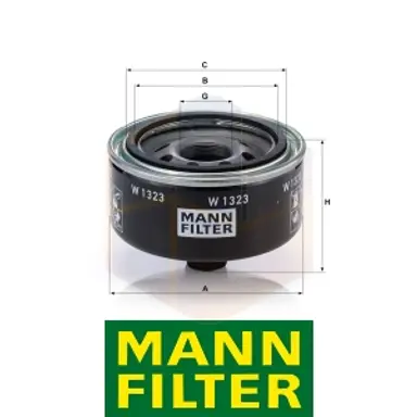 FILTRO ACEITE W 1323 MANN