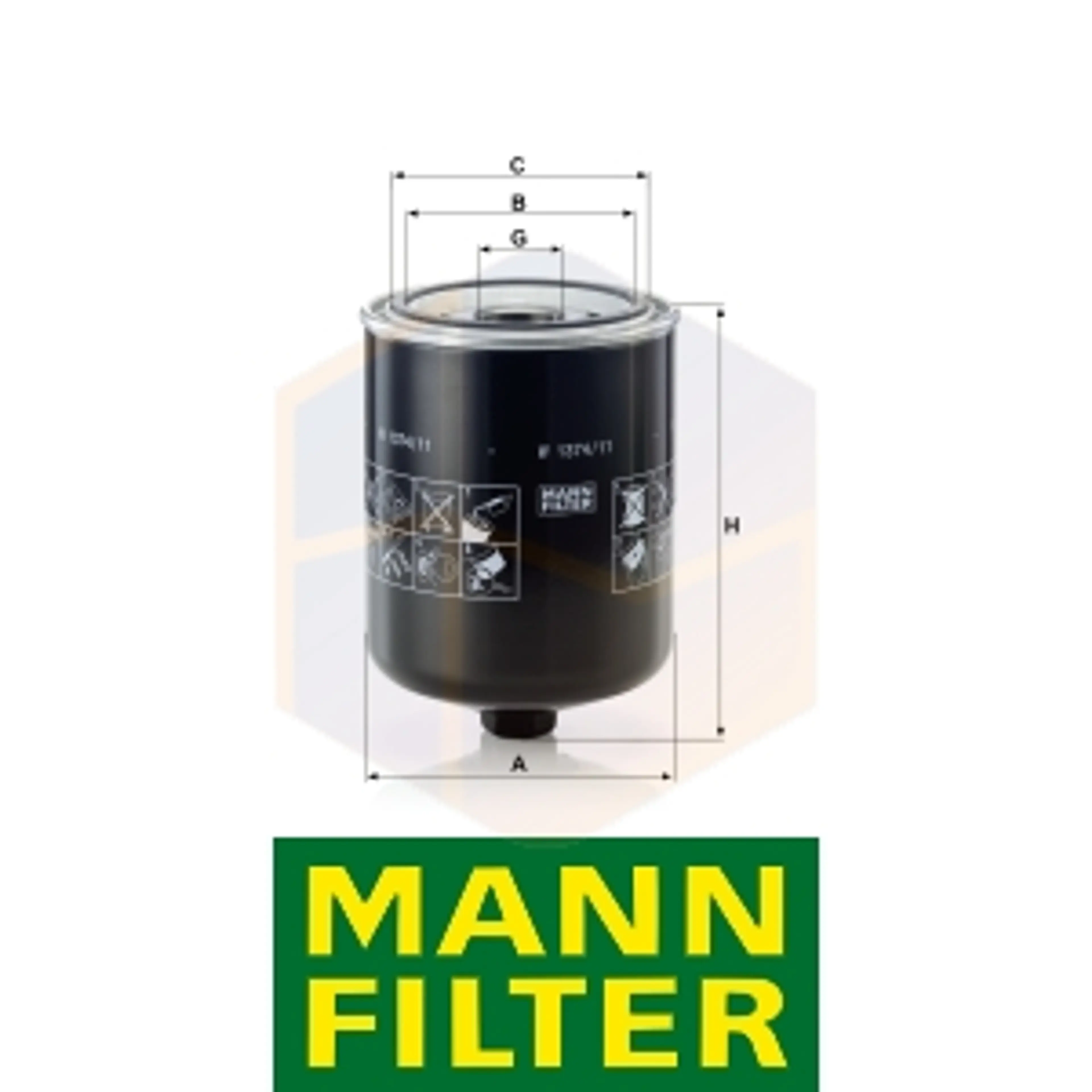 FILTRO ACEITE W 1374/11 MANN