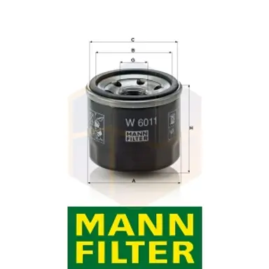 FILTRO ACEITE W 6011 MANN