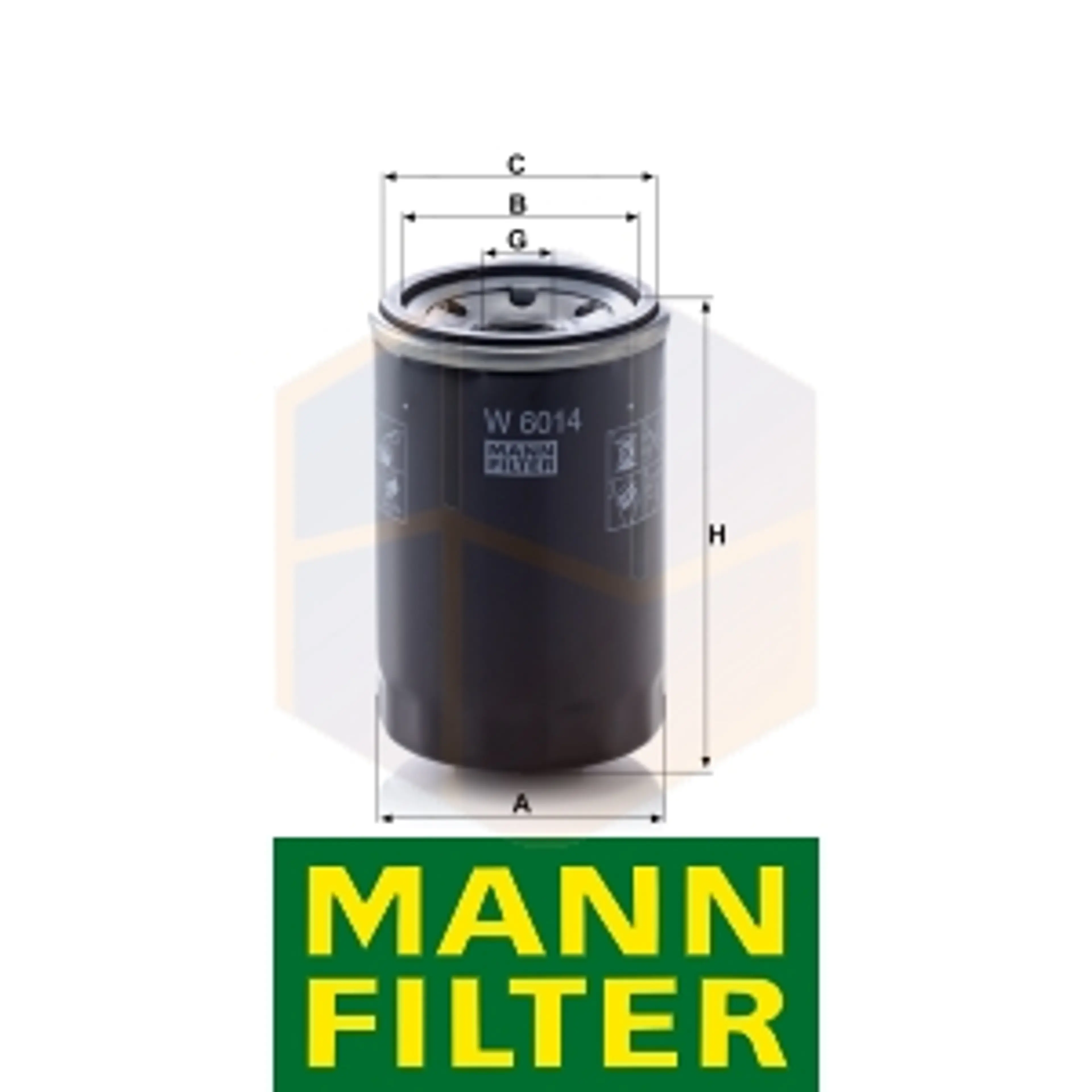 FILTRO ACEITE W 6014 MANN