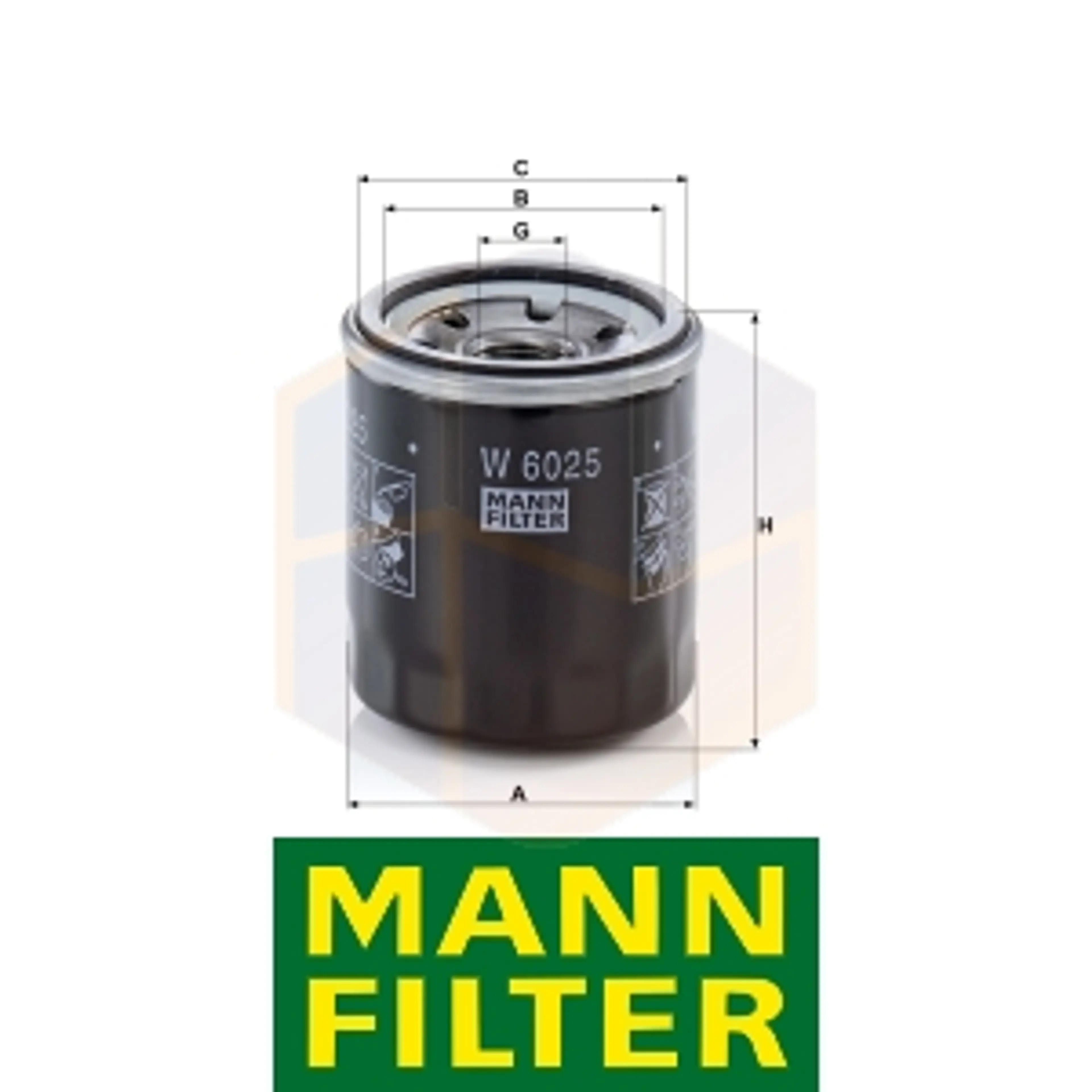 FILTRO ACEITE W 6025 MANN