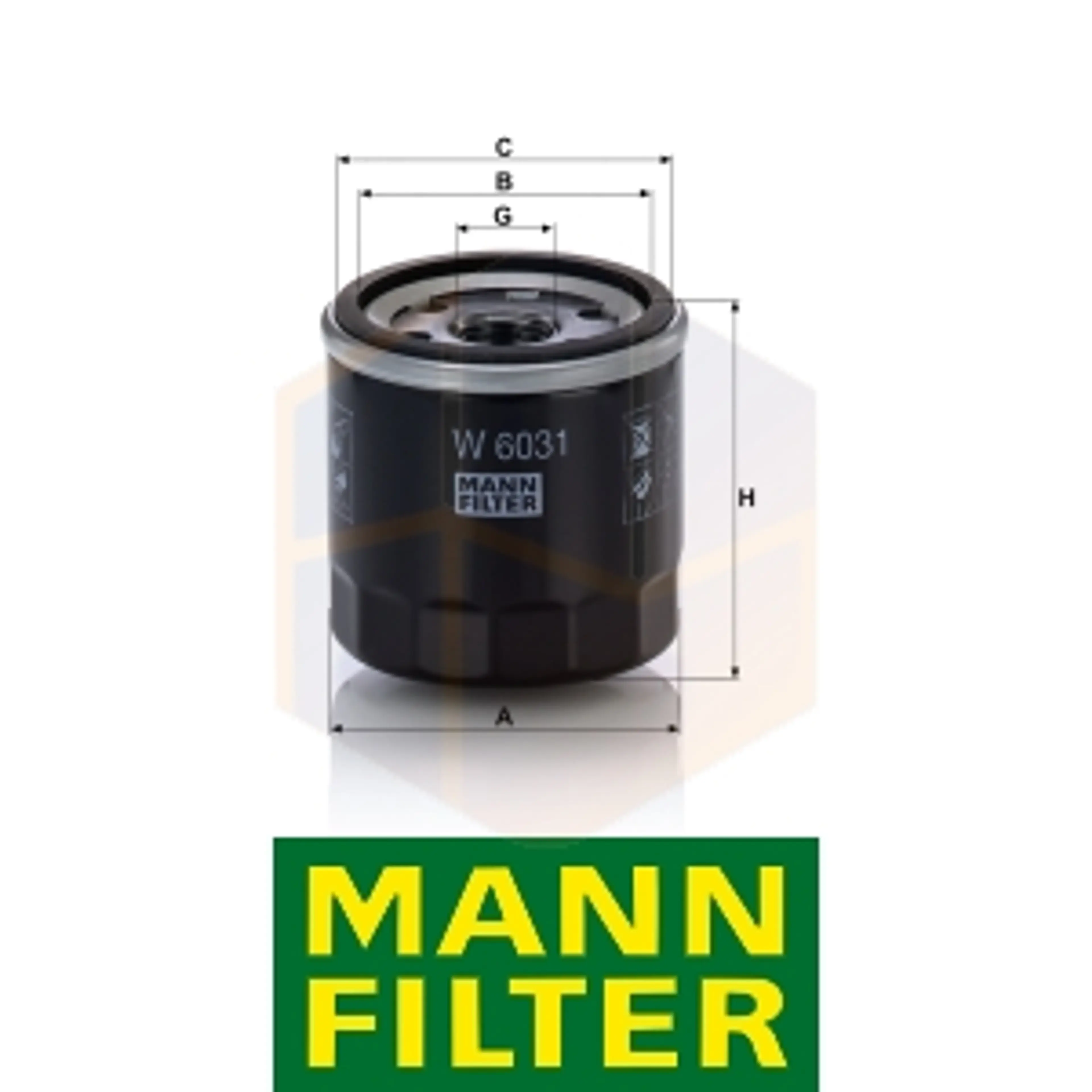 FILTRO ACEITE W 6031 MANN