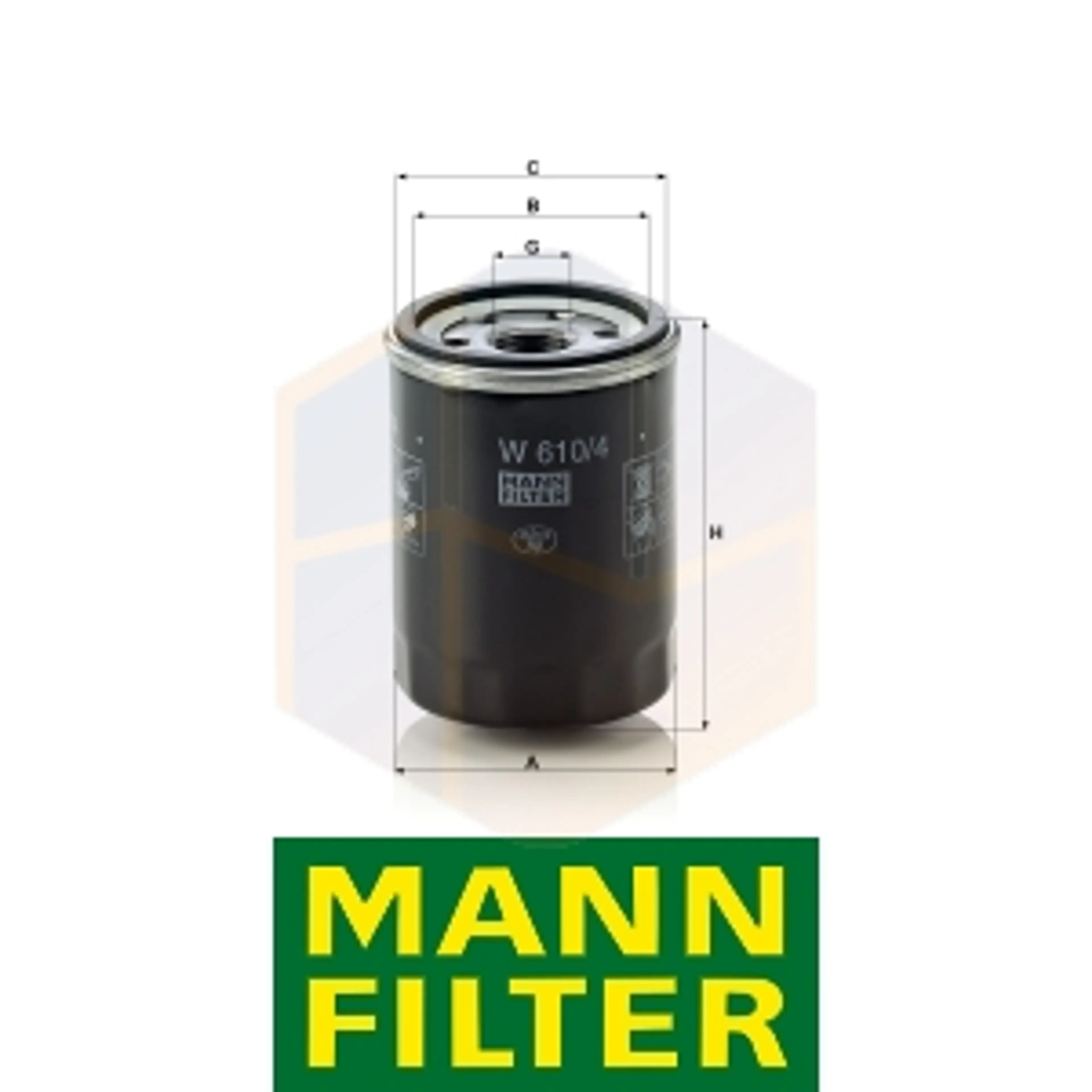 FILTRO ACEITE W 610/4 MANN