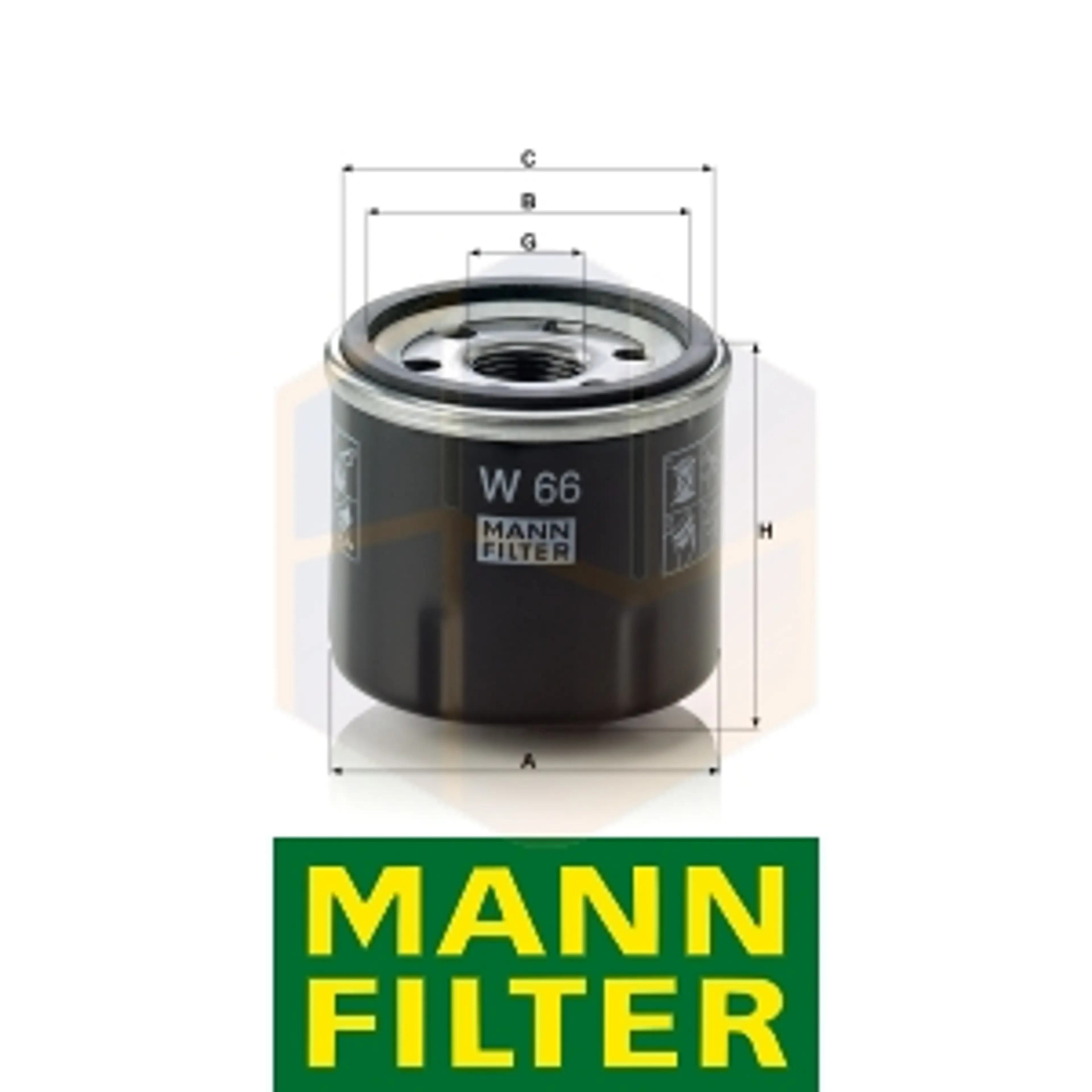 FILTRO ACEITE W 66 MANN