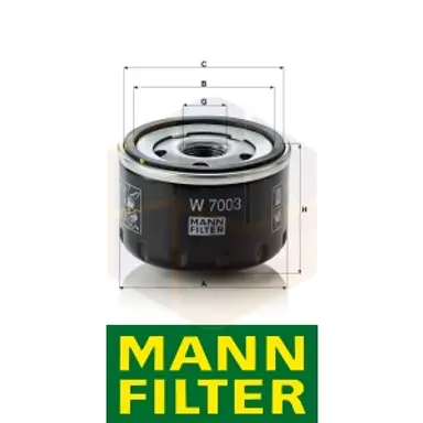 FILTRO ACEITE W 7003 MANN