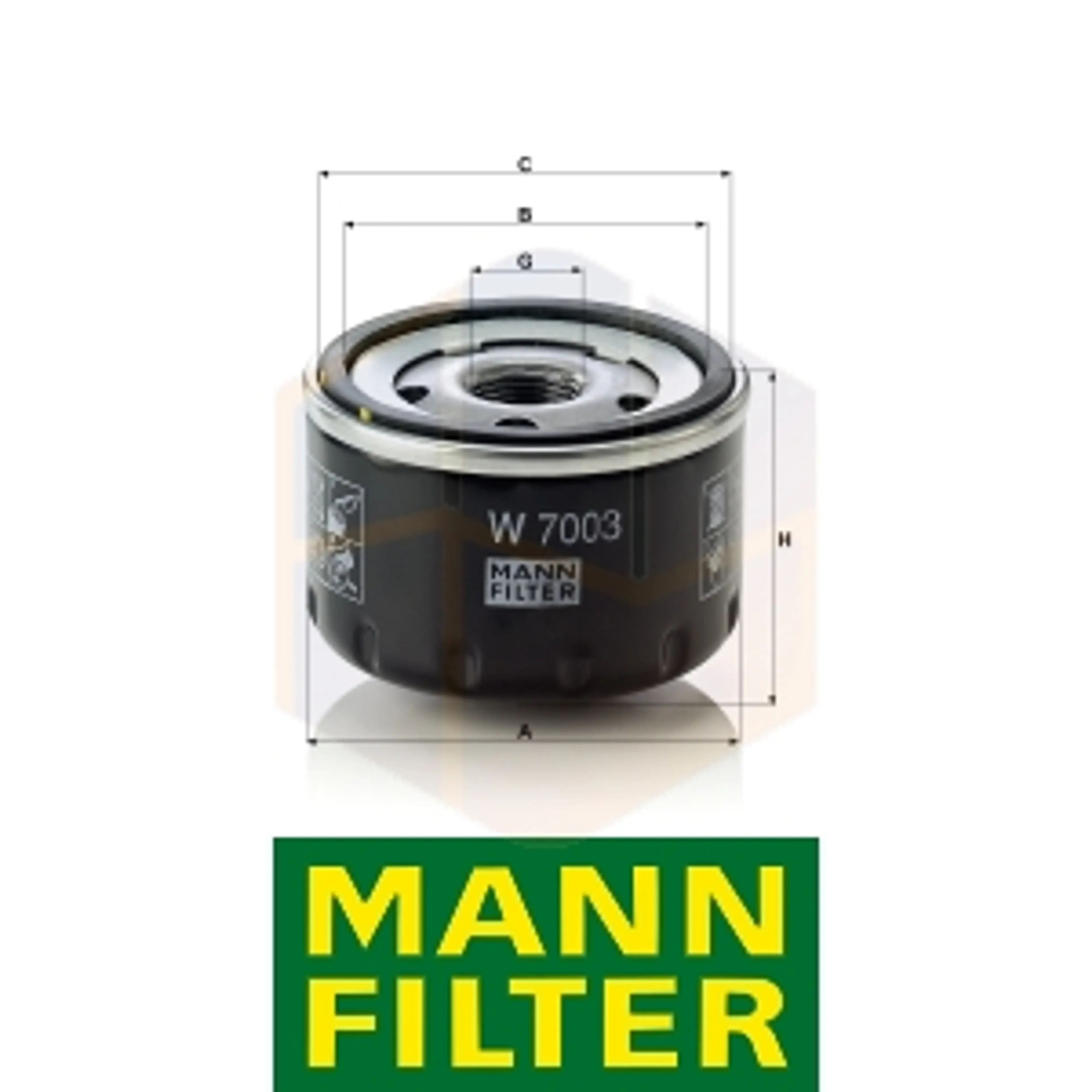 FILTRO ACEITE W 7003 MANN