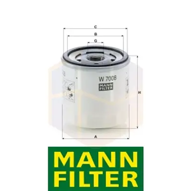 FILTRO ACEITE W 7008 MANN