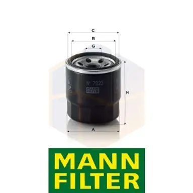 FILTRO ACEITE W 7023 MANN