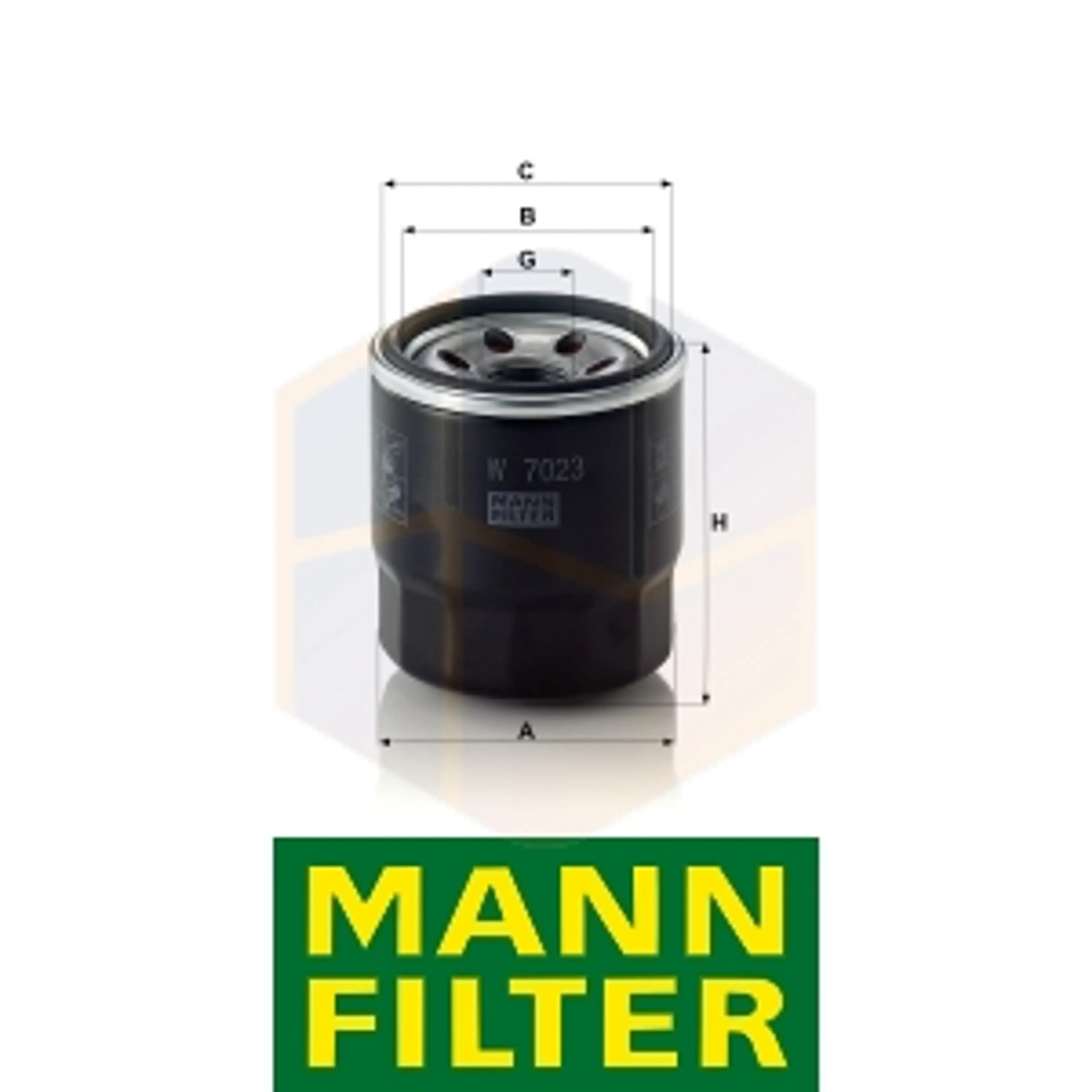 FILTRO ACEITE W 7023 MANN