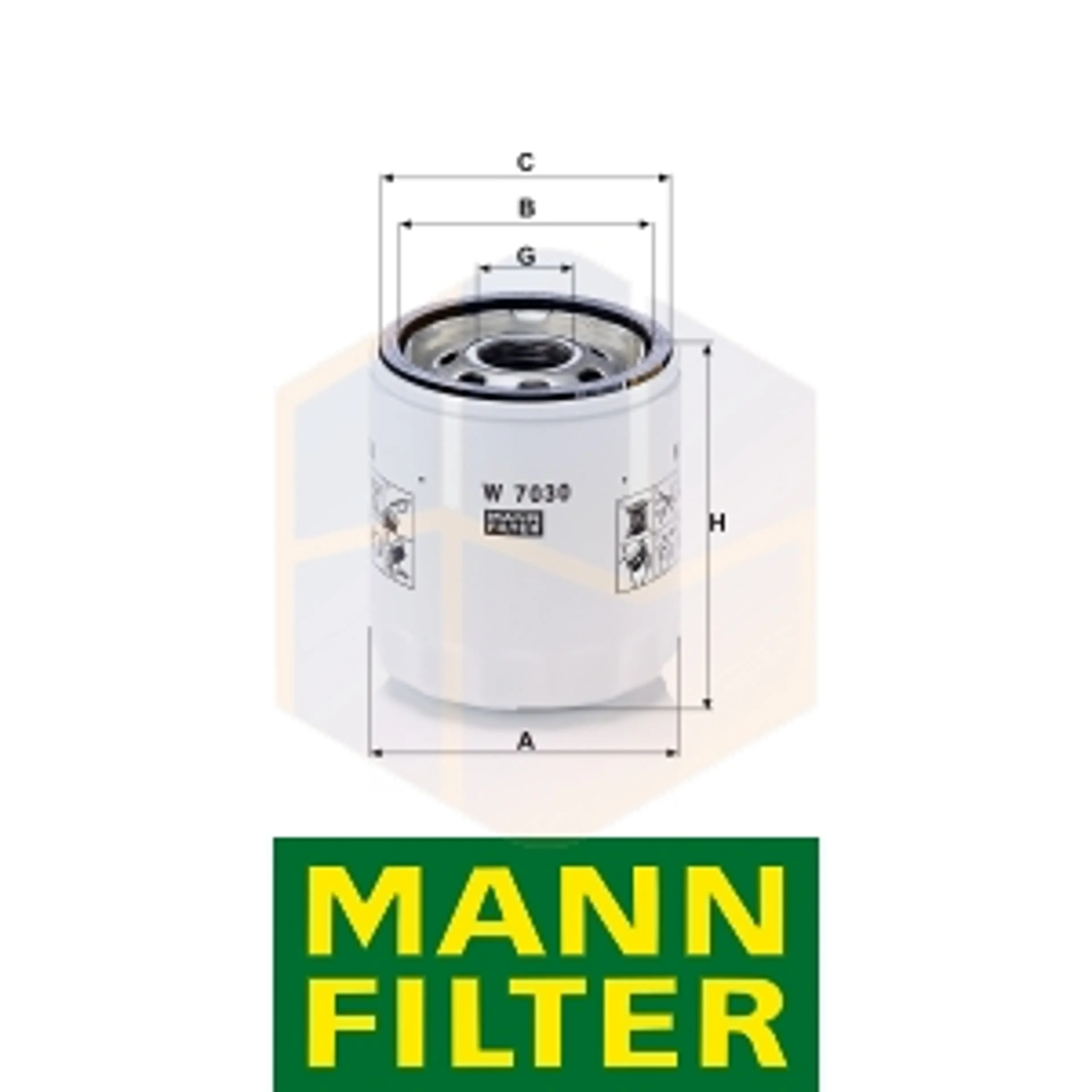 FILTRO ACEITE W 7030 MANN