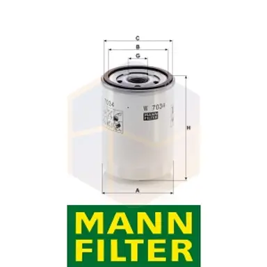 FILTRO ACEITE W 7034 MANN