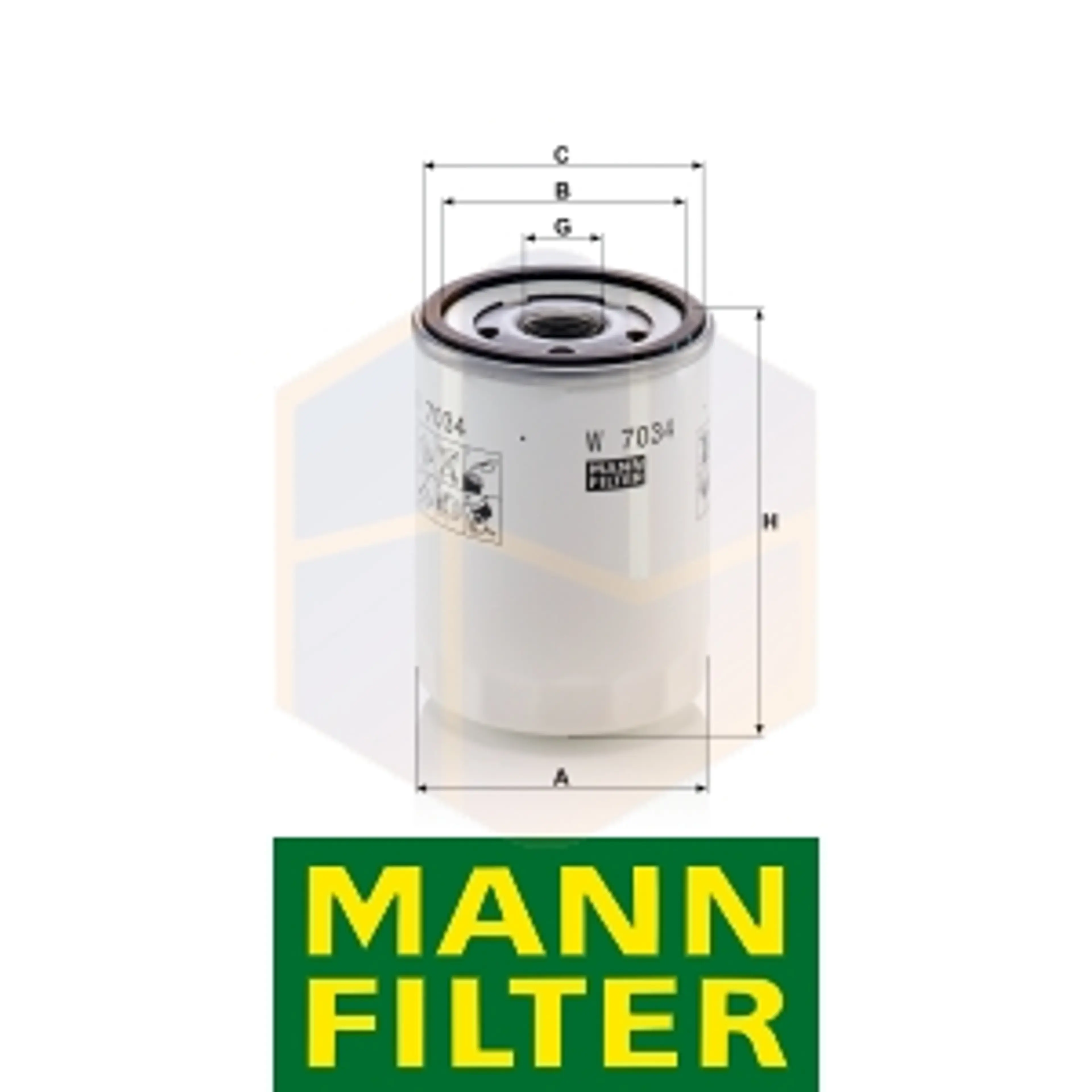 FILTRO ACEITE W 7034 MANN