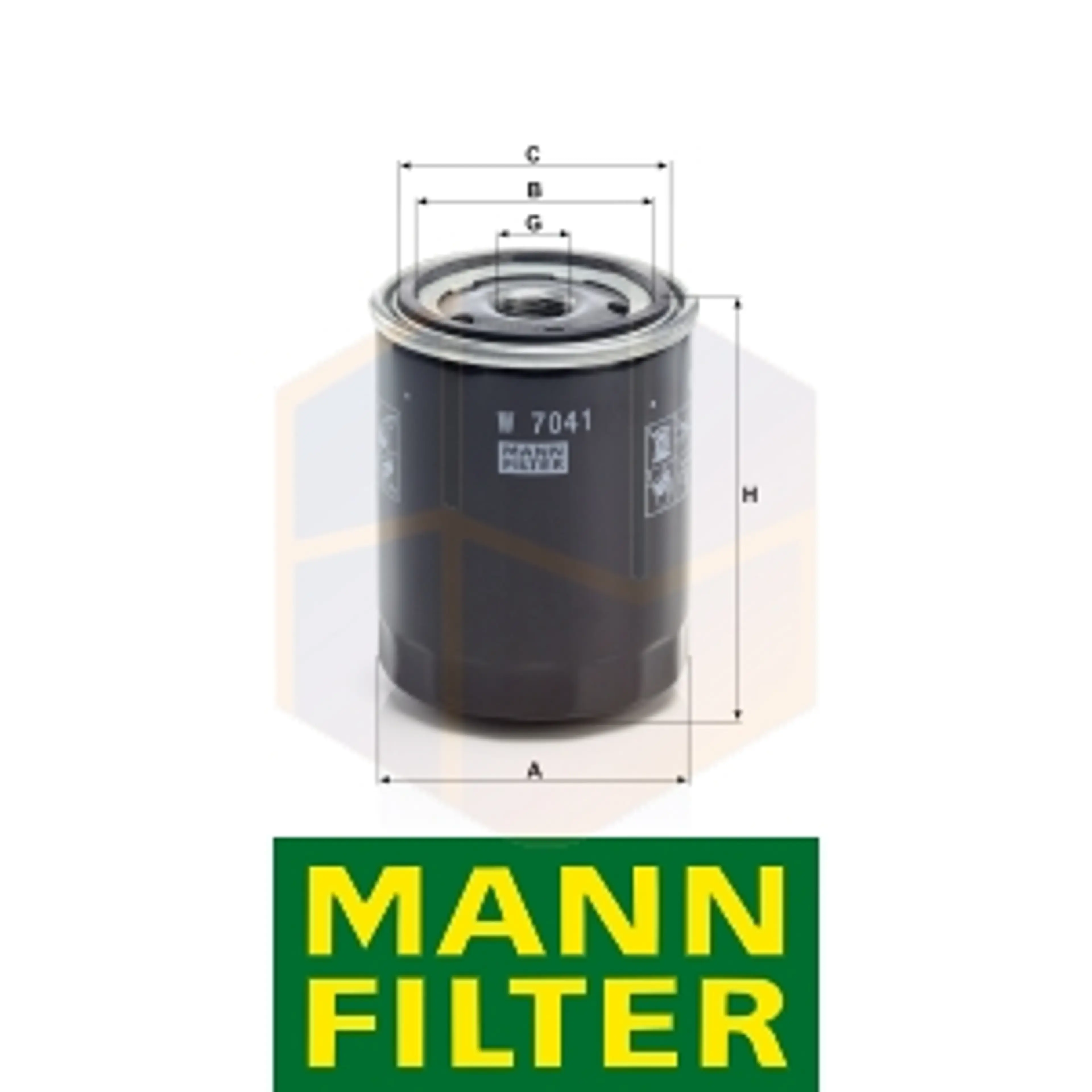 FILTRO ACEITE W 7041 MANN