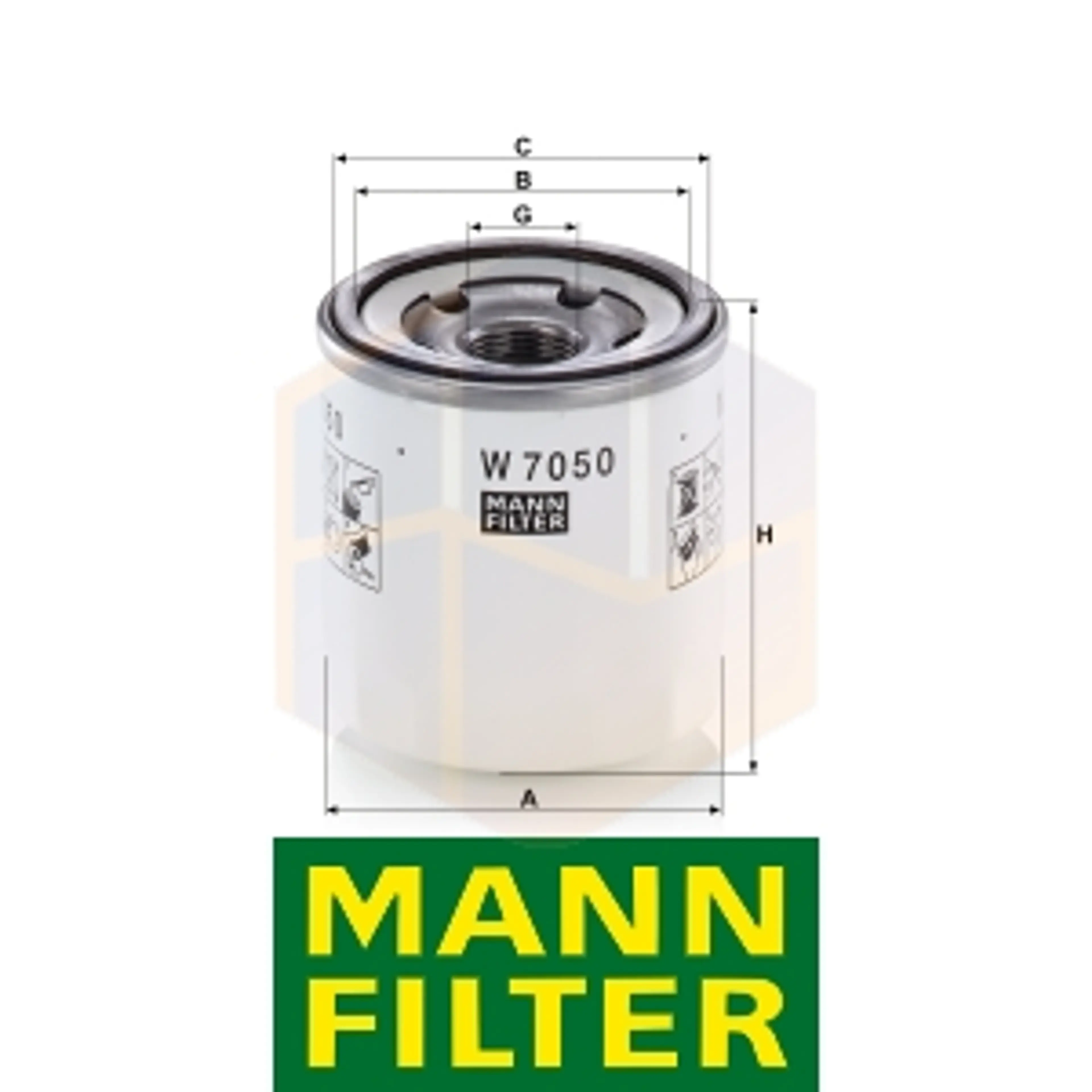 FILTRO ACEITE W 7050 MANN