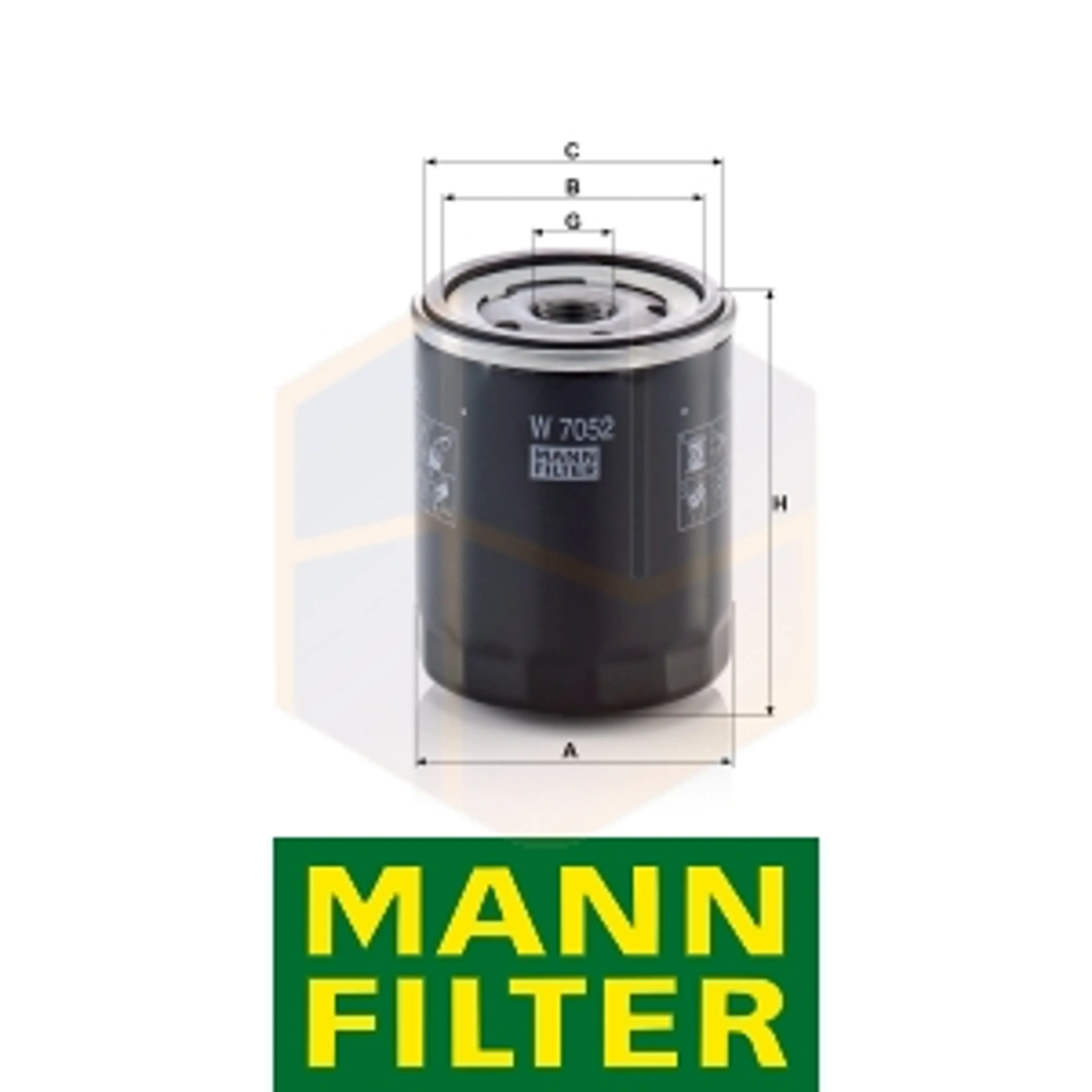 FILTRO ACEITE W 7052 MANN