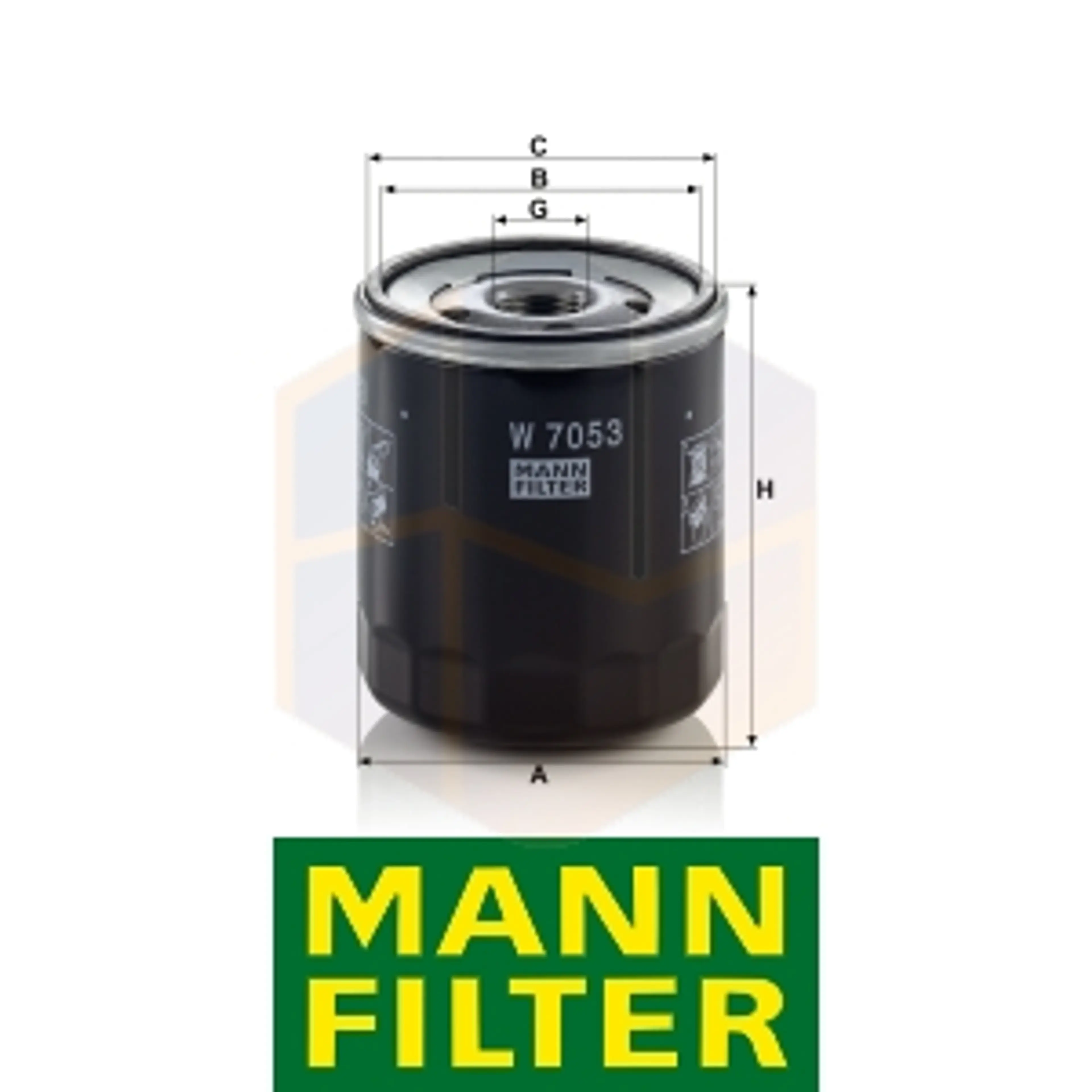 FILTRO ACEITE W 7053 MANN