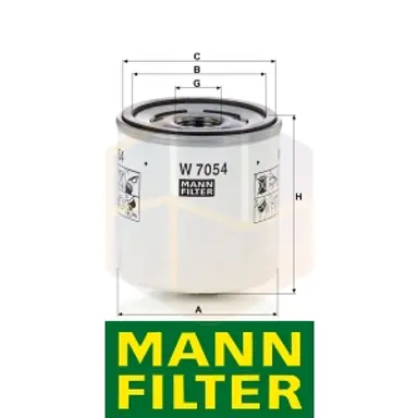 FILTRO ACEITE W 7054 MANN