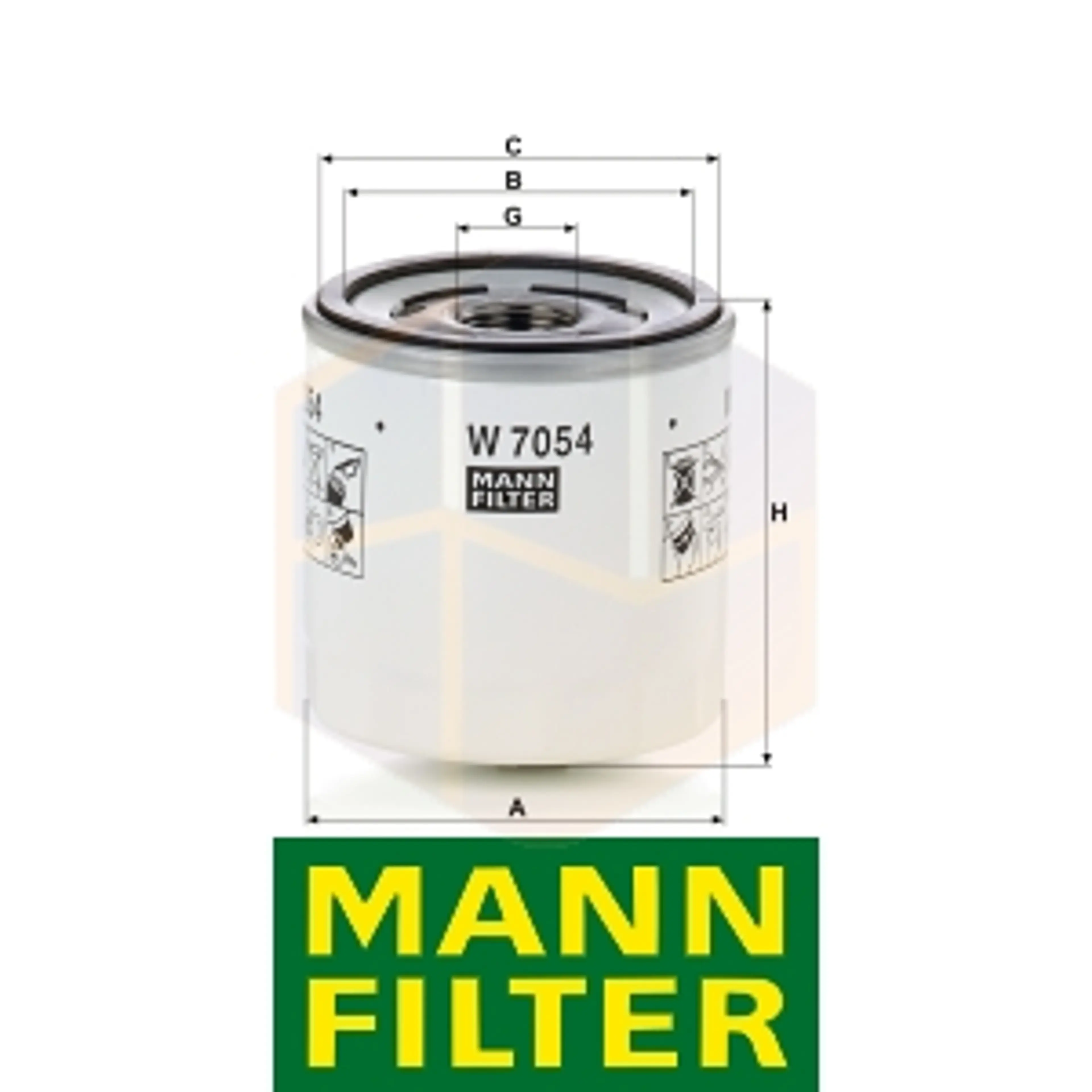 FILTRO ACEITE W 7054 MANN