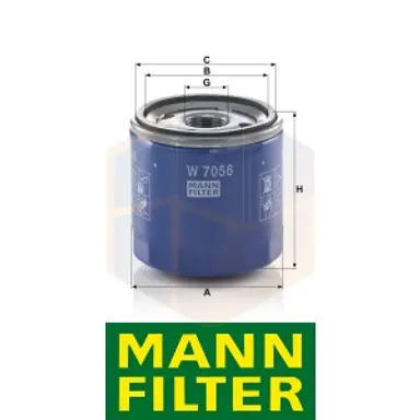 FILTRO ACEITE W 7056 MANN
