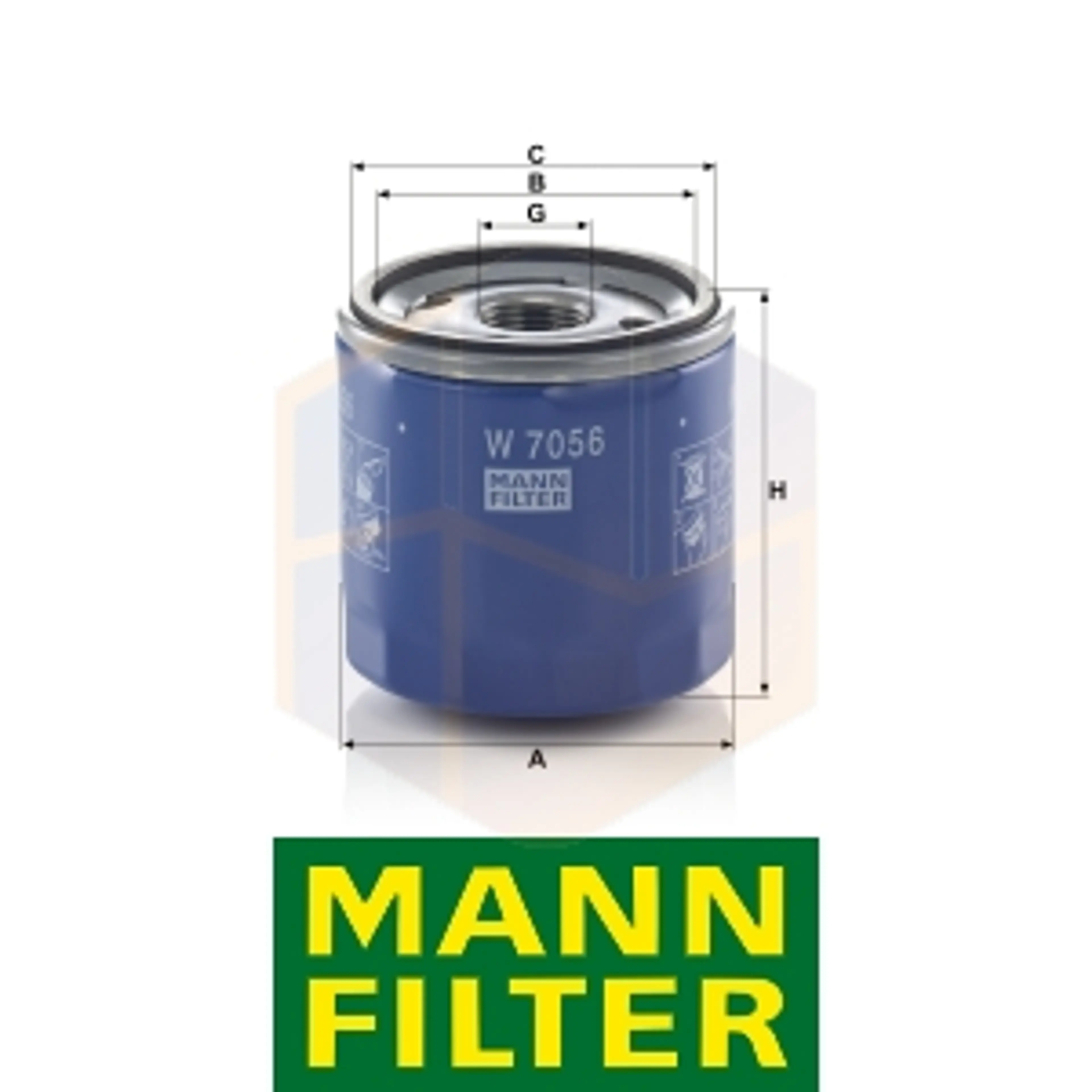 FILTRO ACEITE W 7056 MANN