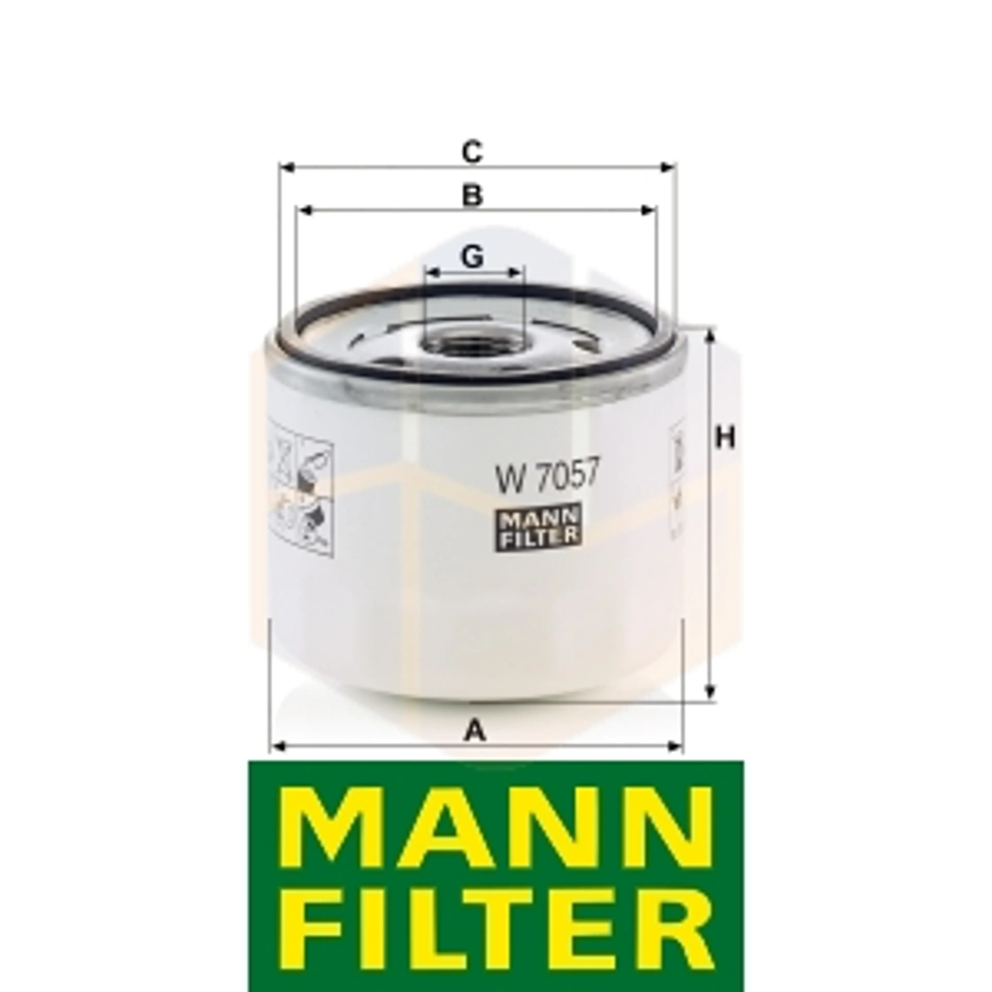 FILTRO ACEITE W 7057 MANN