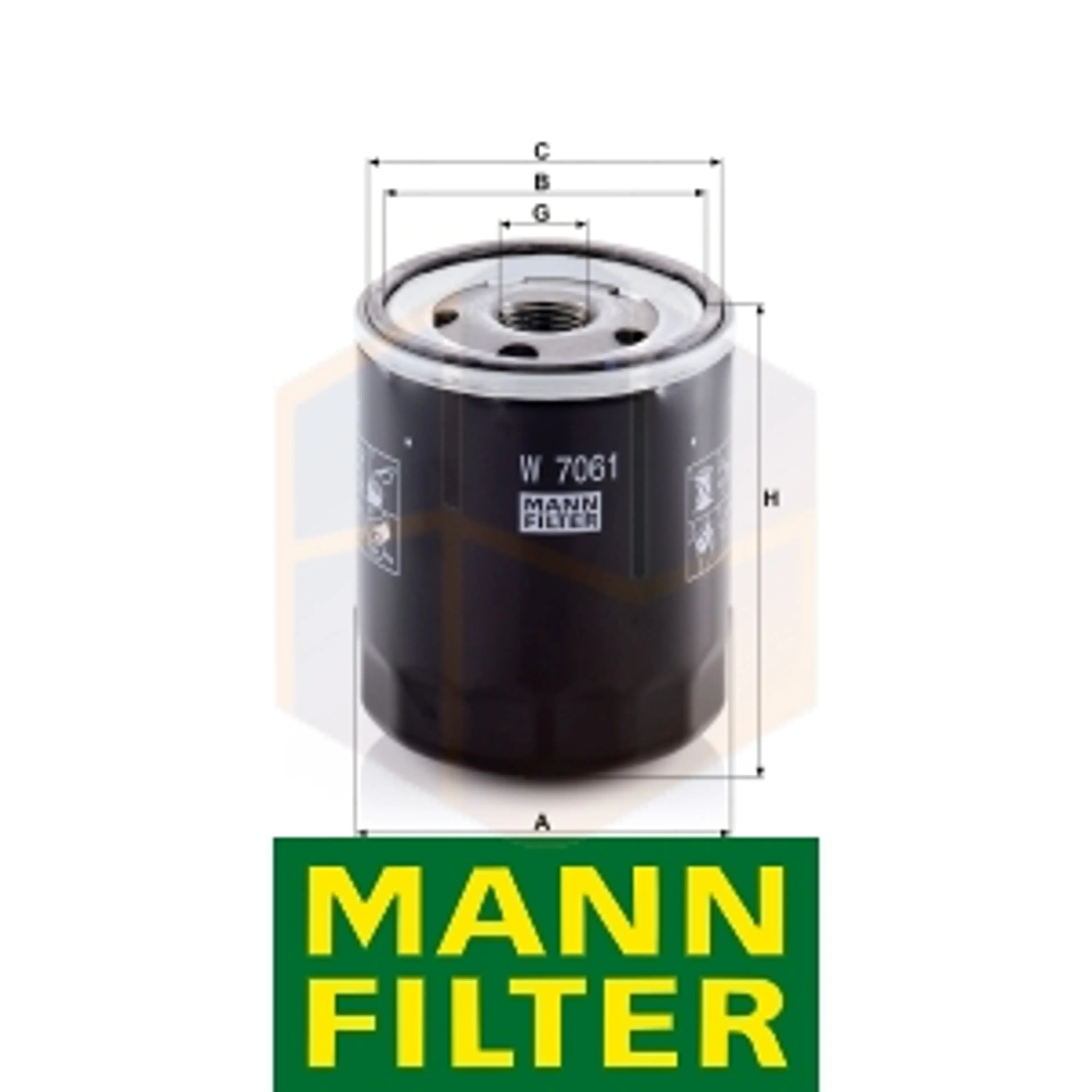 FILTRO ACEITE W 7061 MANN