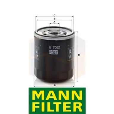 FILTRO ACEITE W 7062 MANN