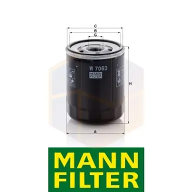 FILTRO ACEITE W 7063 MANN