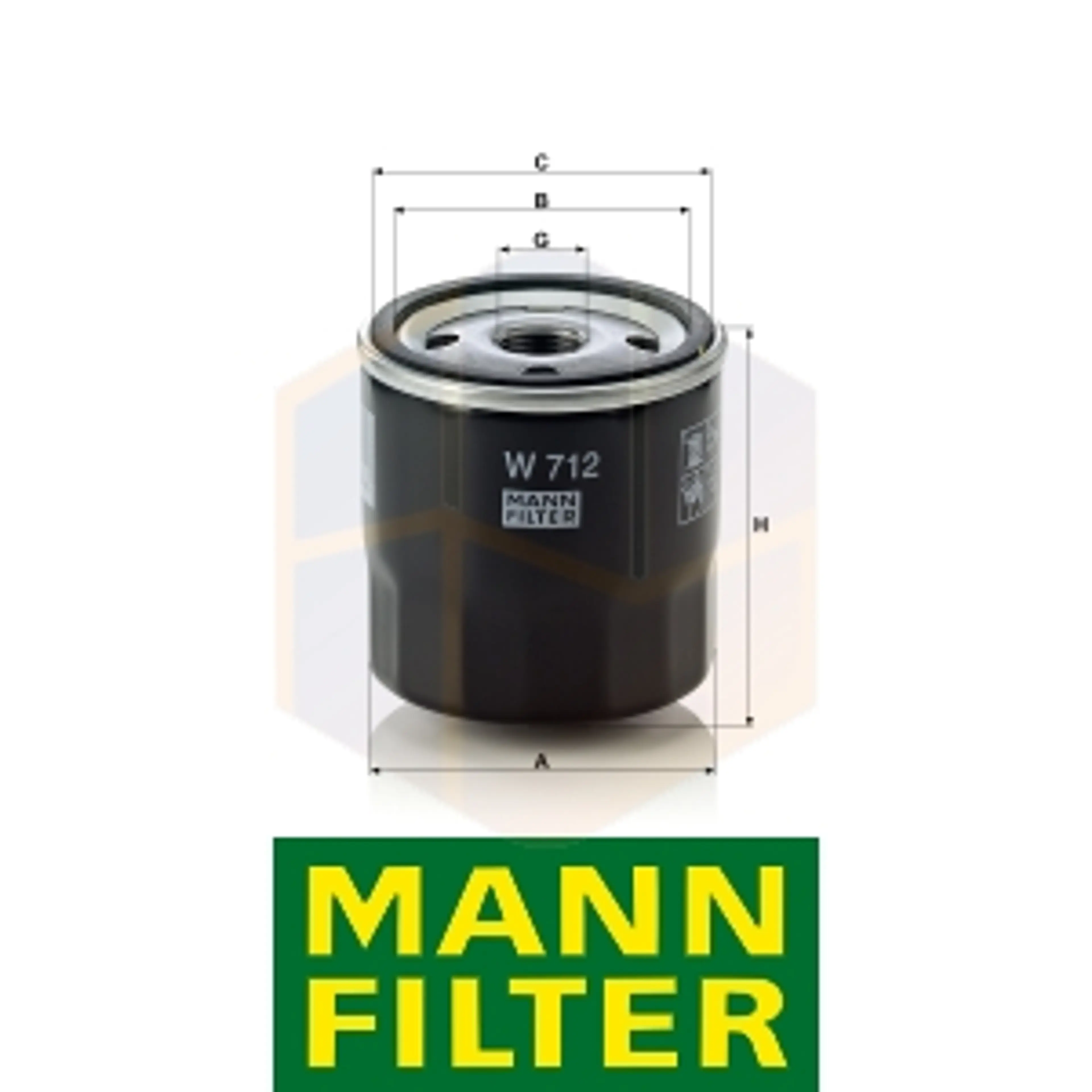 FILTRO ACEITE W 712 MANN