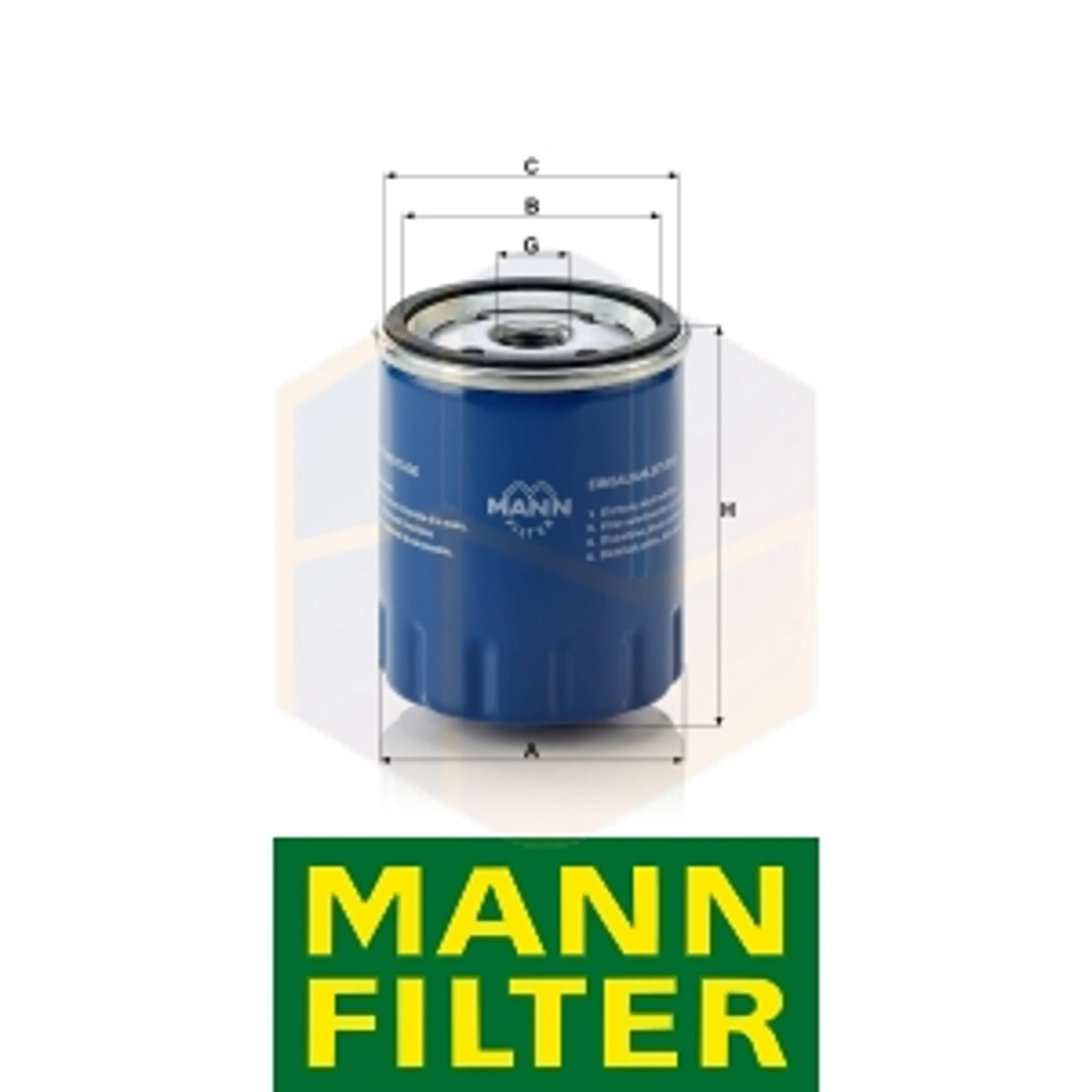 FILTRO ACEITE W 712/15 MANN