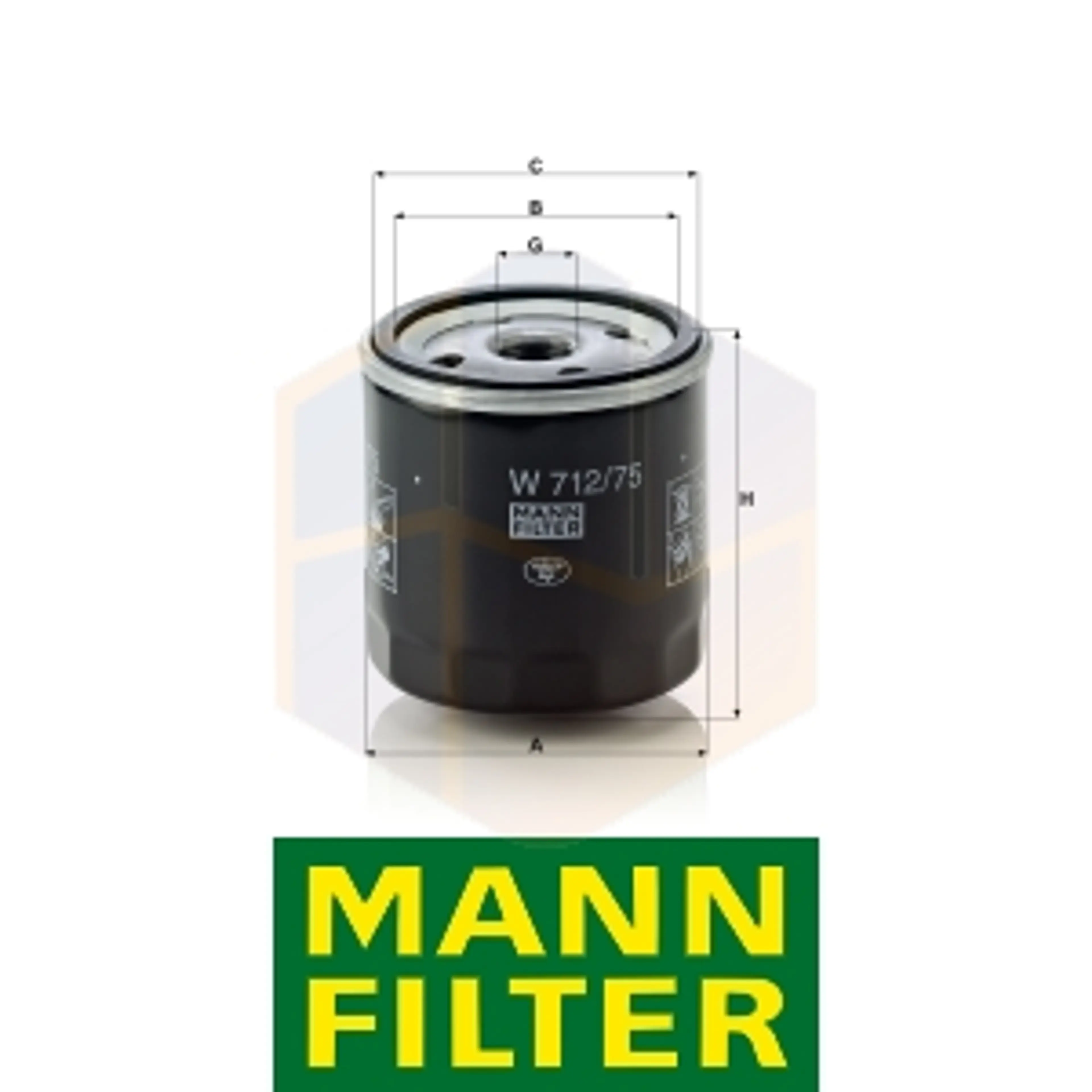 FILTRO ACEITE W 712/75 MANN