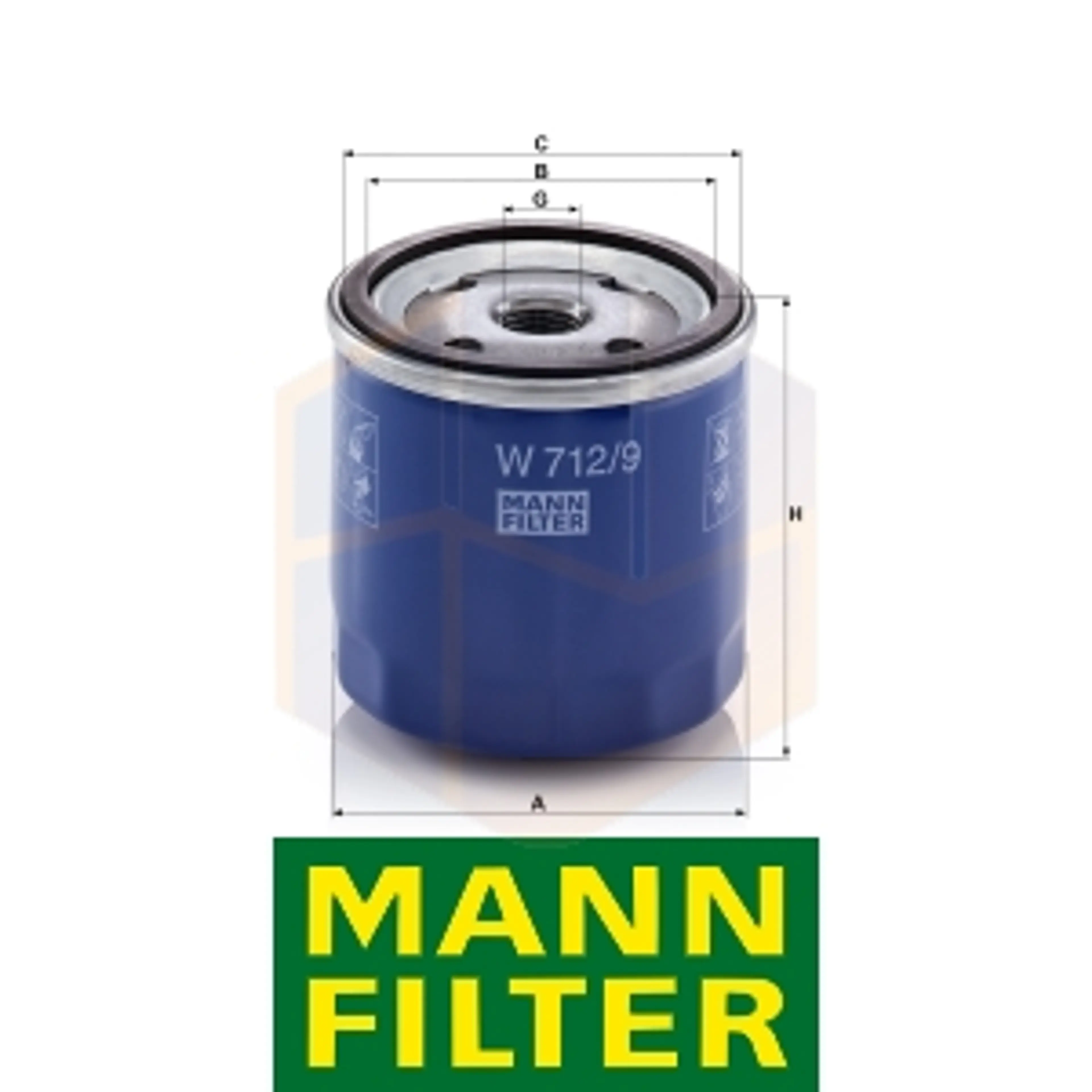 FILTRO ACEITE W 712/9 MANN