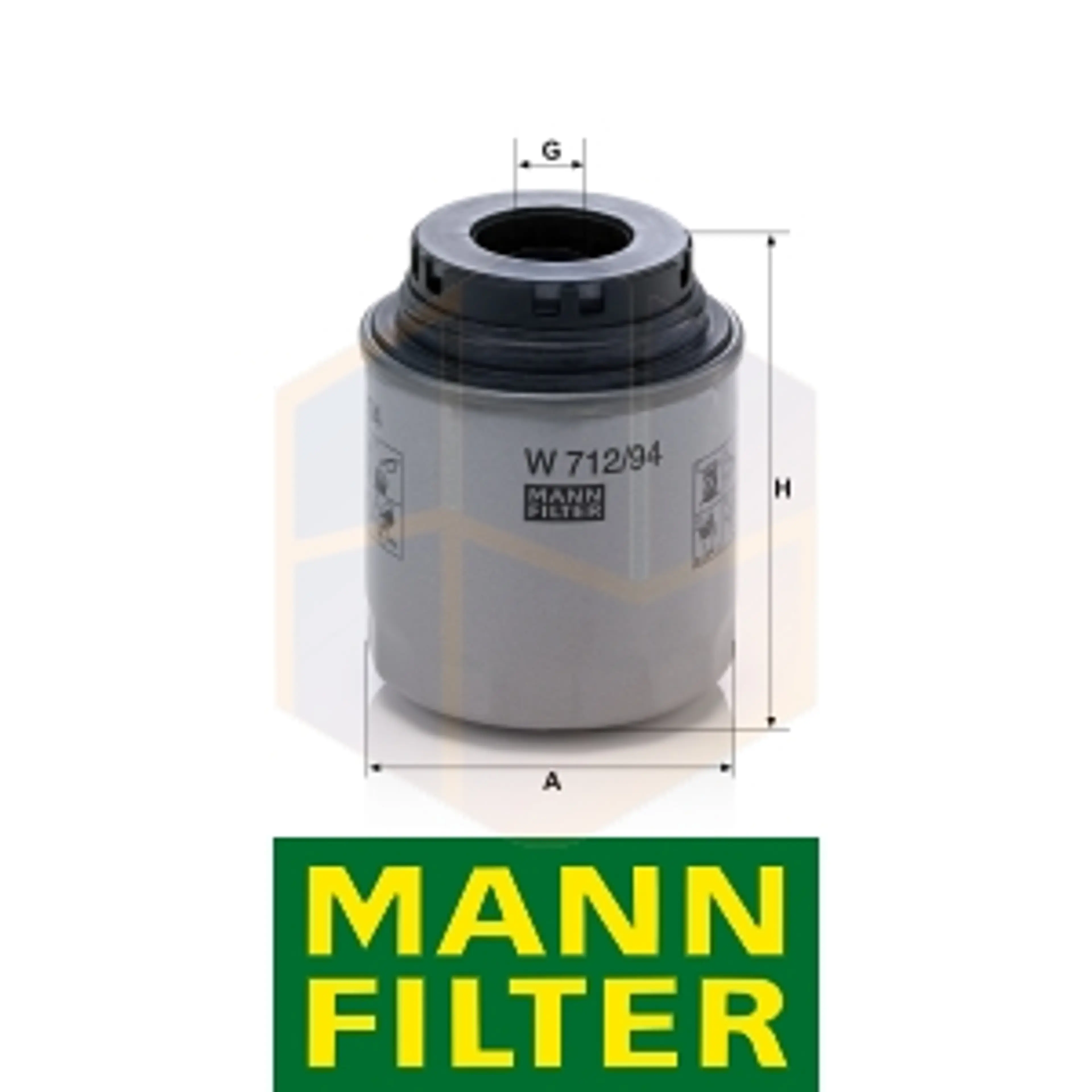 FILTRO ACEITE W 712/94 MANN