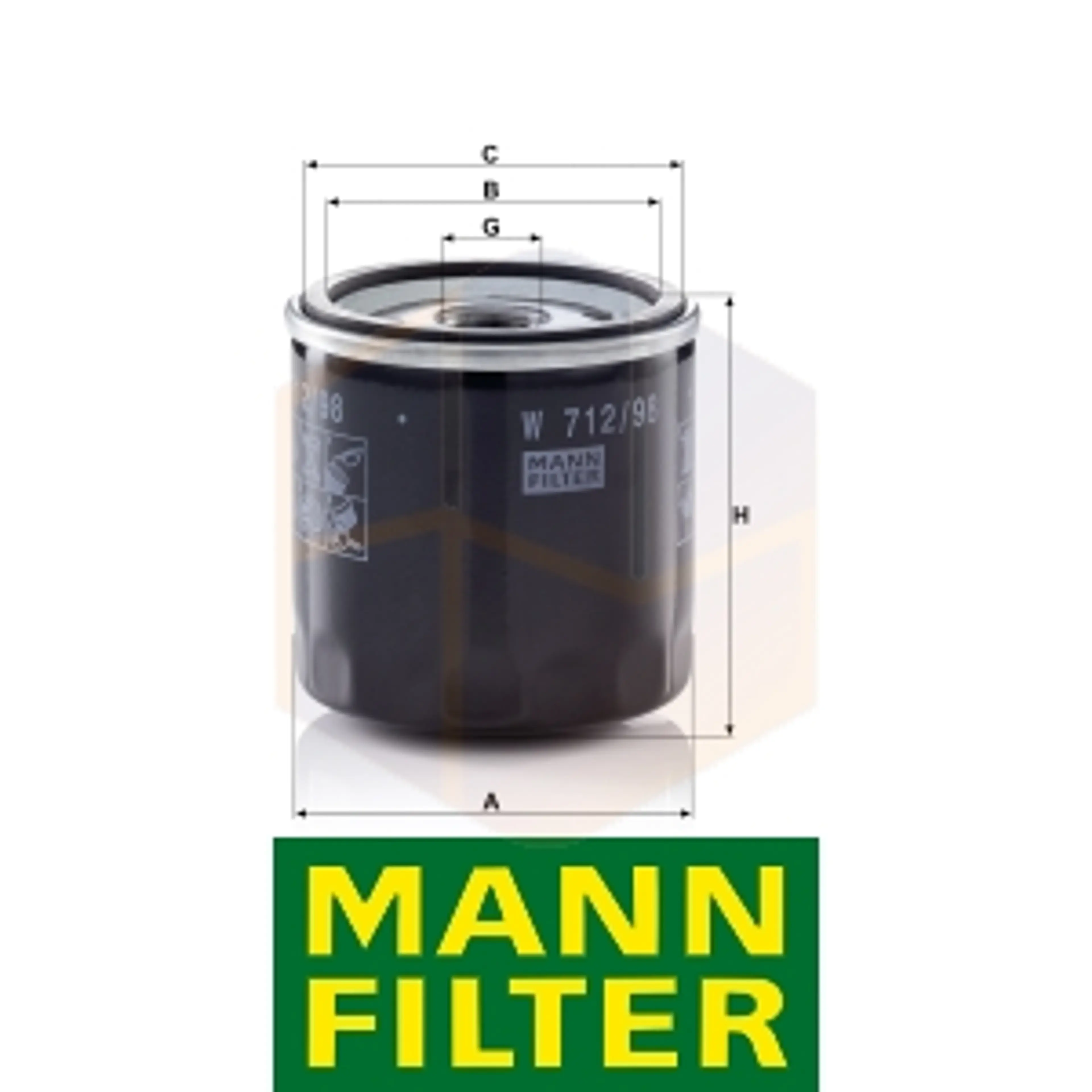 FILTRO ACEITE W 712/98 MANN