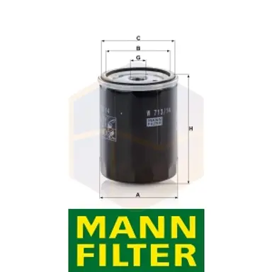 FILTRO ACEITE W 713/14 MANN