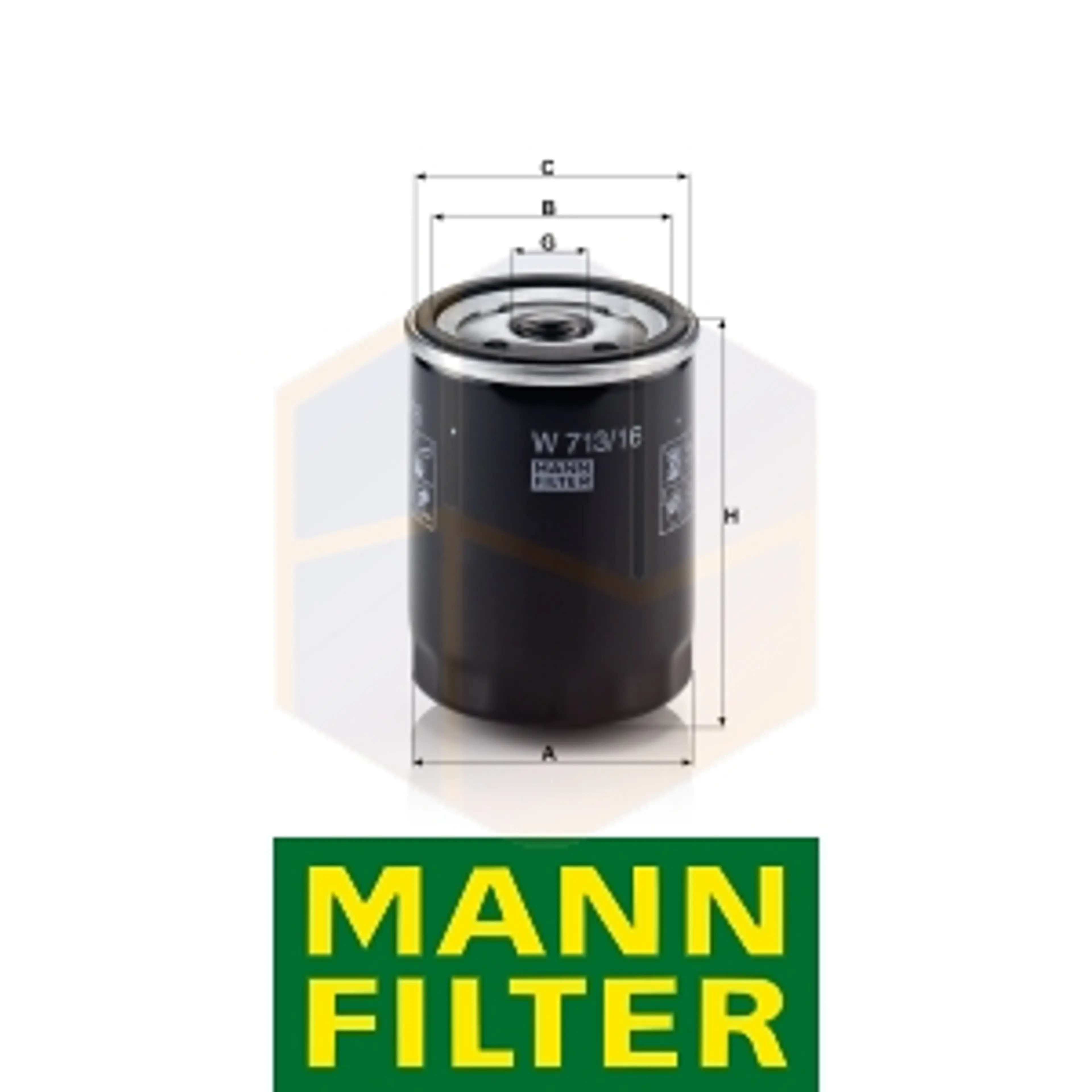 FILTRO ACEITE W 713/16 MANN