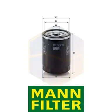 FILTRO ACEITE W 713/19 MANN