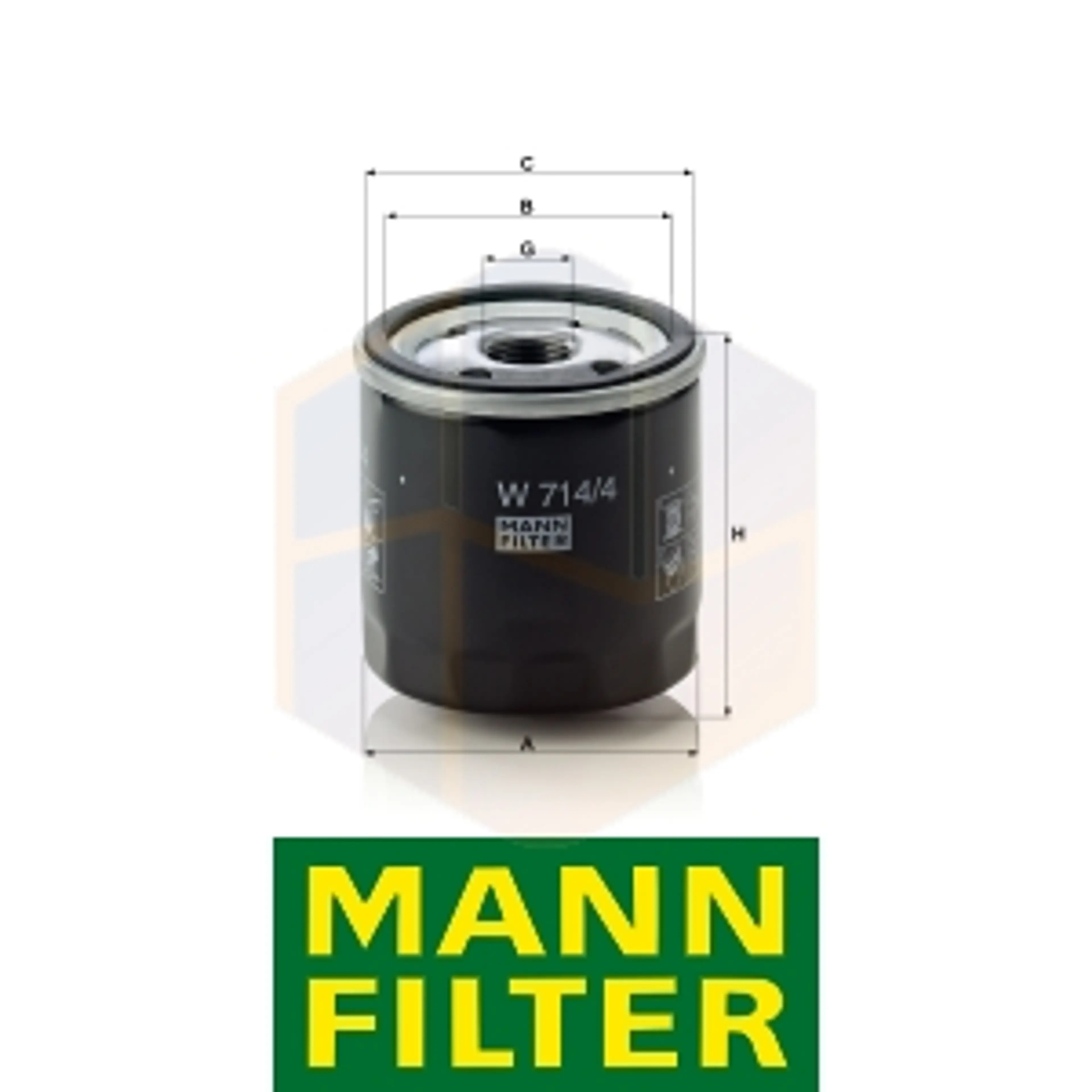 FILTRO ACEITE W 714/4 MANN