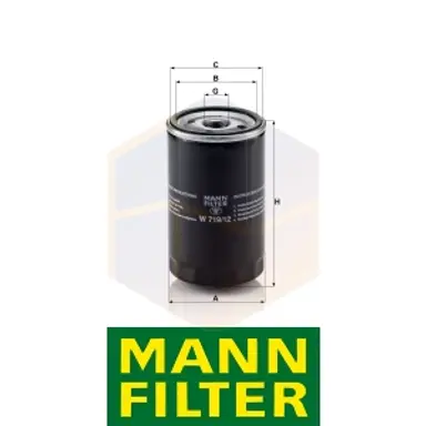 FILTRO ACEITE W 719/12 MANN