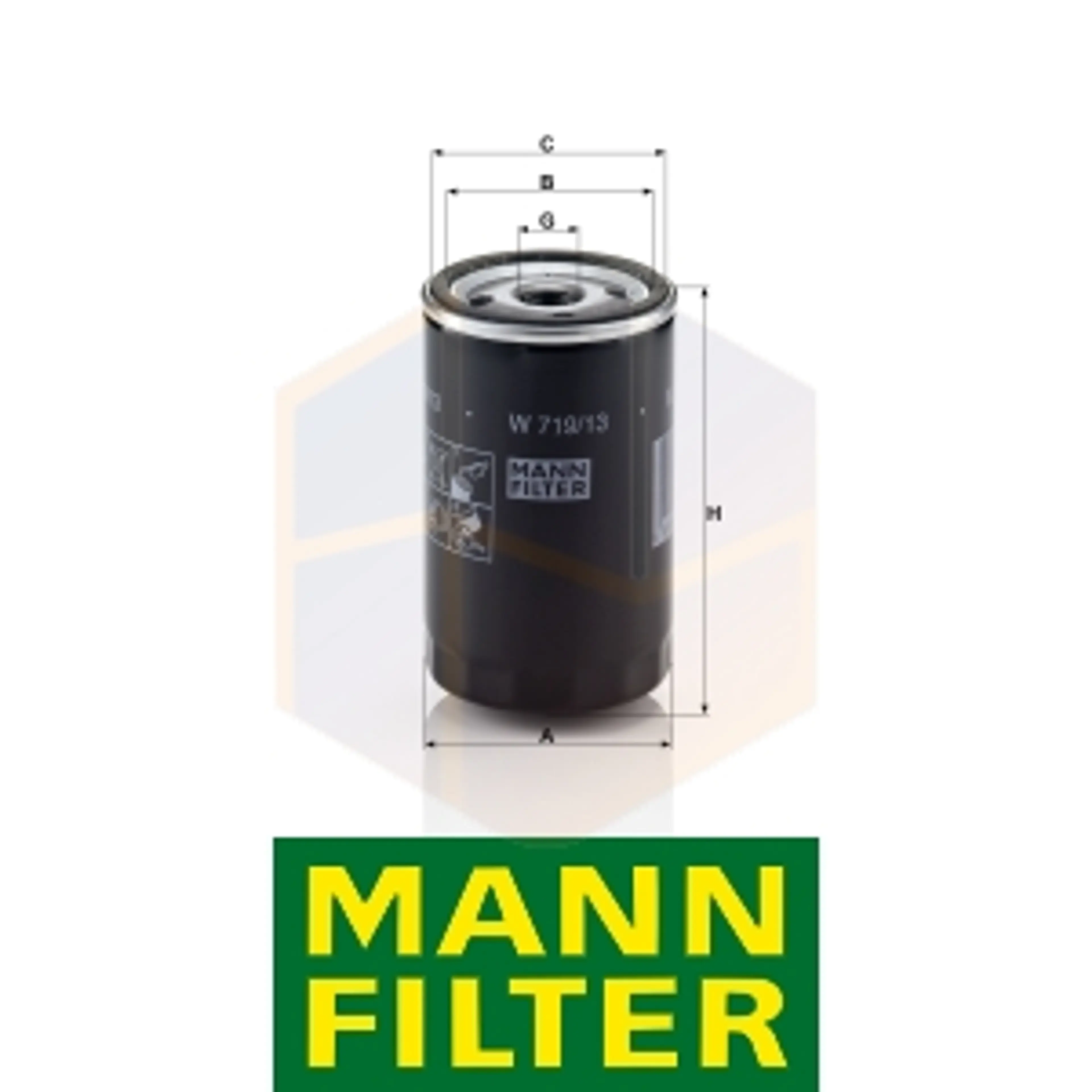 FILTRO ACEITE W 719/13 MANN