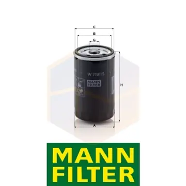 FILTRO ACEITE W 719/15 MANN