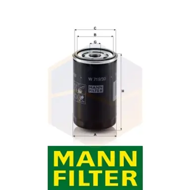 FILTRO ACEITE W 719/30 MANN